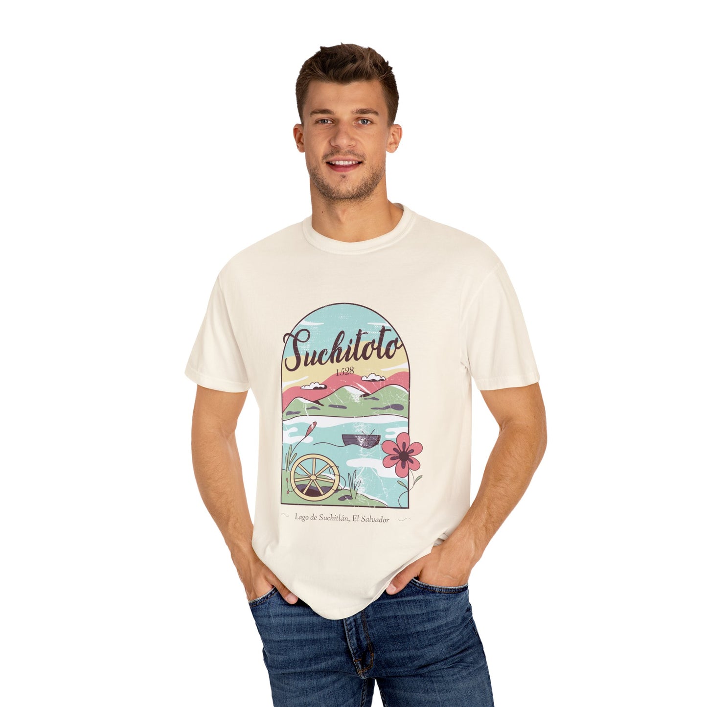 Suchitoto - El Salvador Unisex Garment-Dyed T-shirt