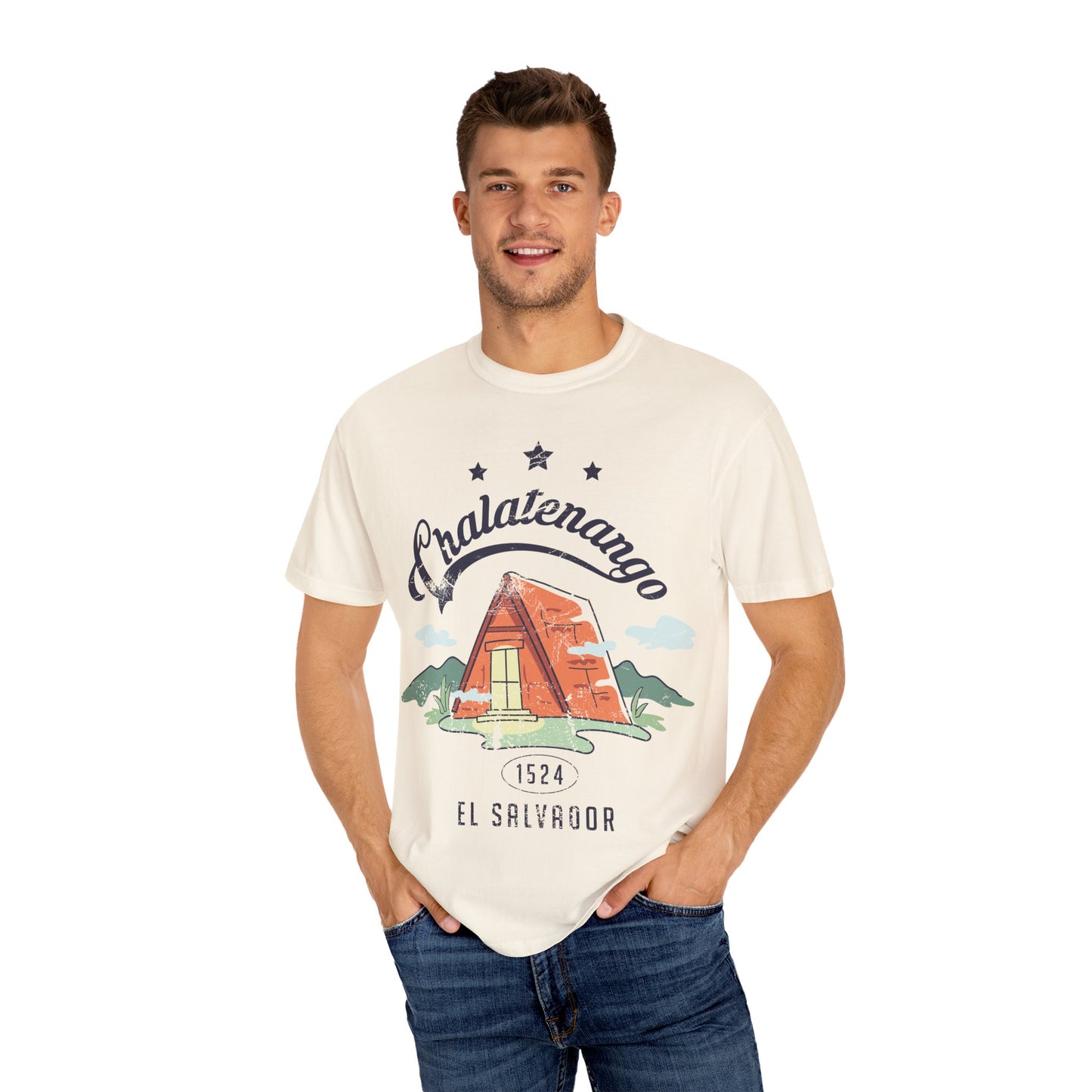 Chalate - El Salvador Unisex Garment-Dyed T-shirt