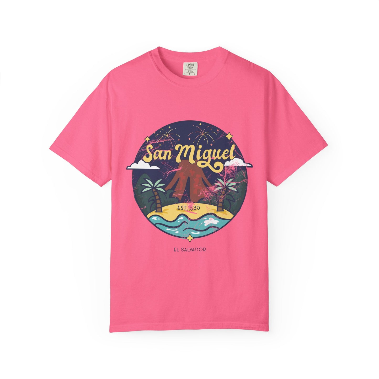 San Miguel - El Salvador Unisex Garment-Dyed T-shirt