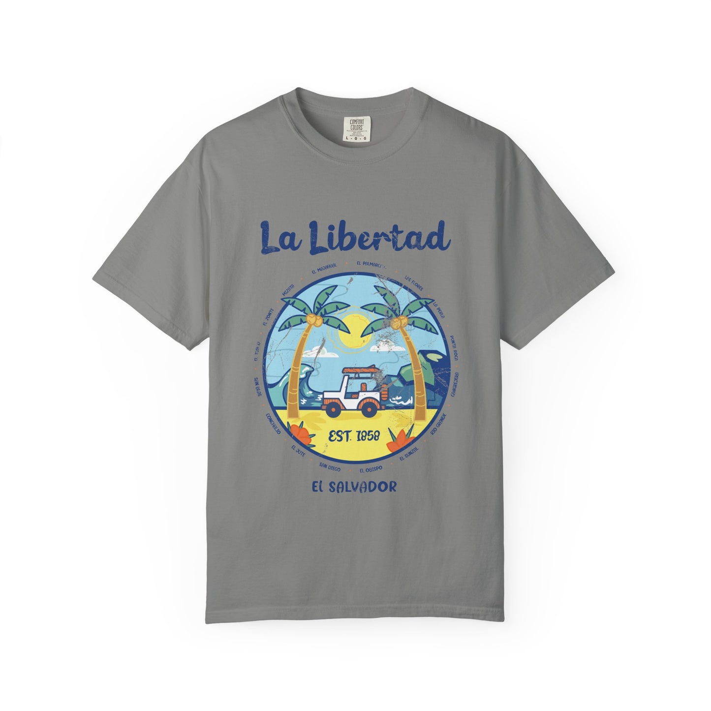 La Libertad - El Salvador Unisex Garment-Dyed T-shirt