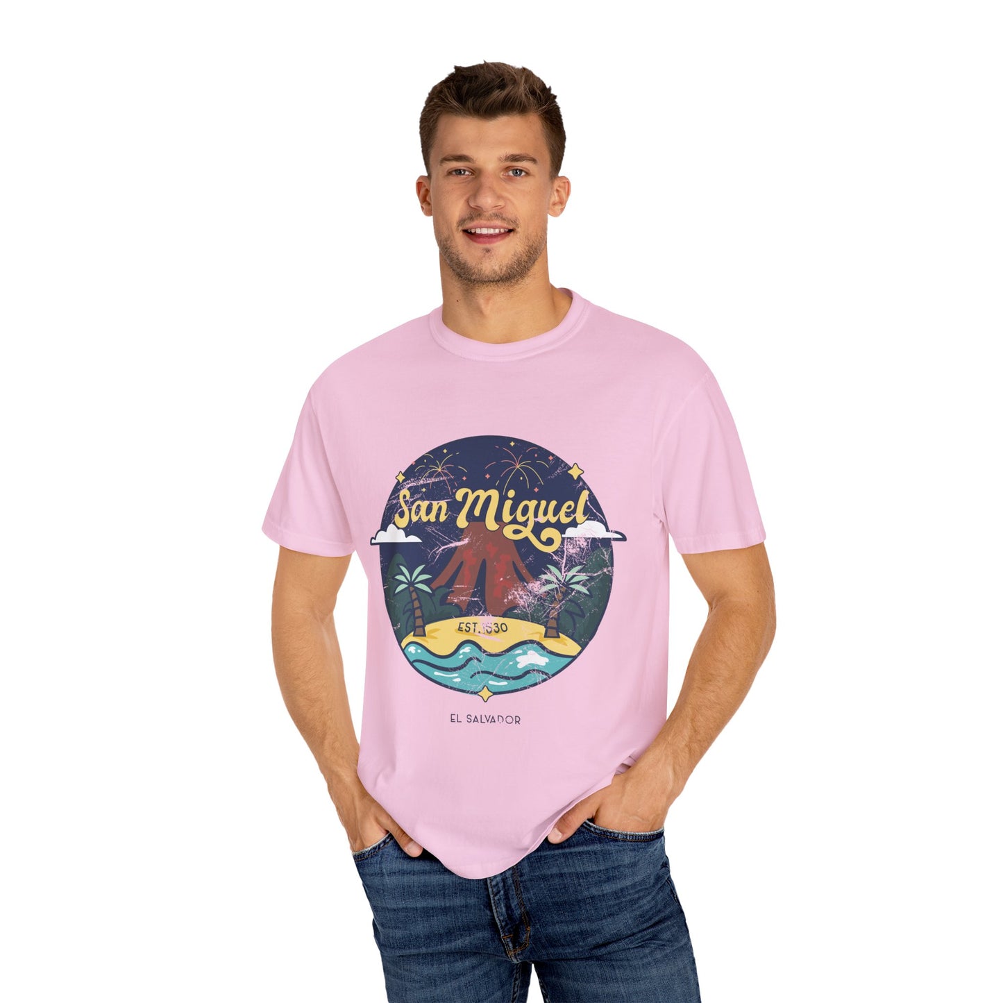San Miguel - El Salvador Unisex Garment-Dyed T-shirt
