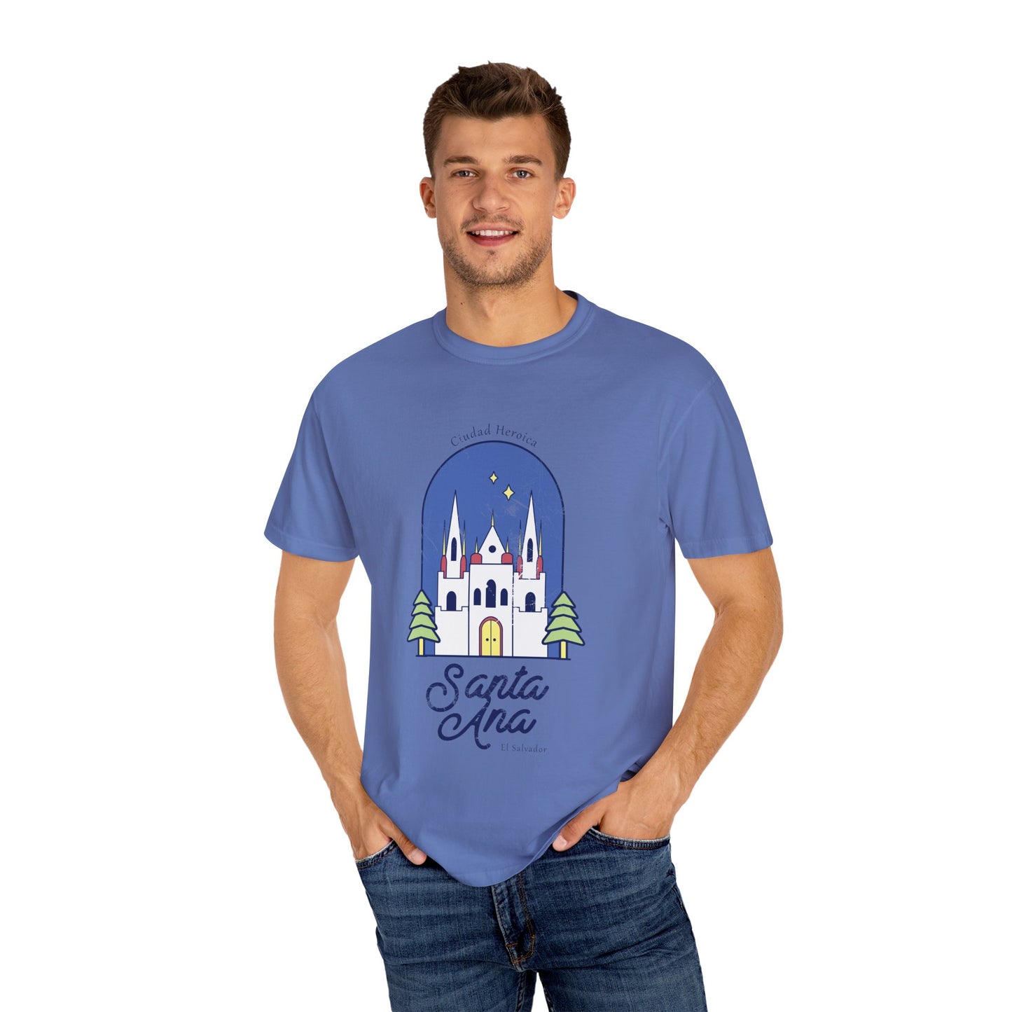 Santa Ana - El Salvador Unisex Garment-Dyed T-shirt