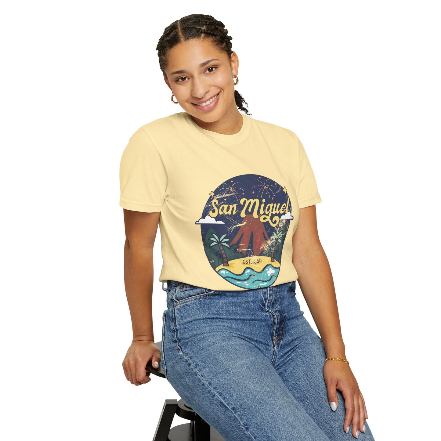 San Miguel - El Salvador Unisex Garment-Dyed T-shirt
