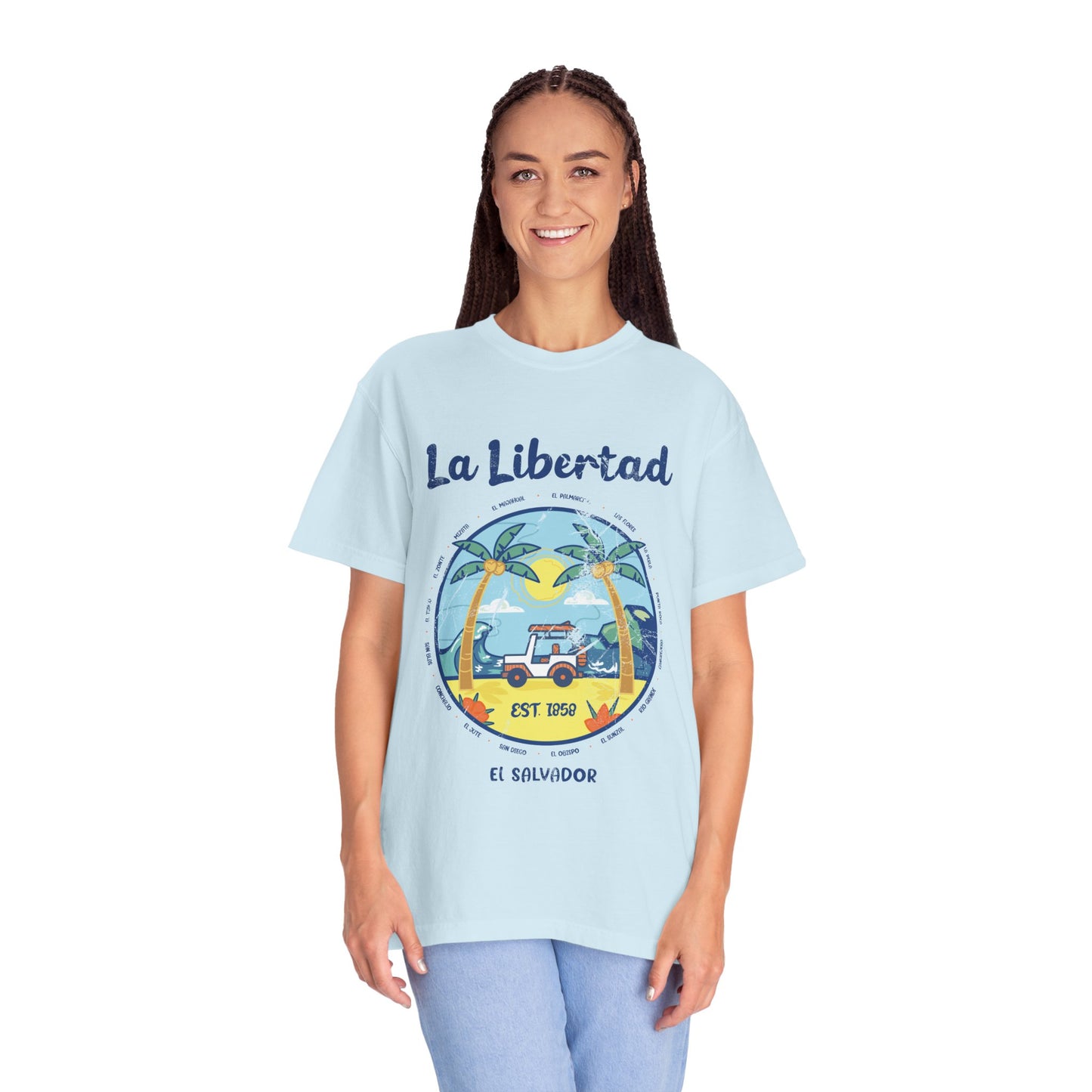 La Libertad - El Salvador Unisex Garment-Dyed T-shirt