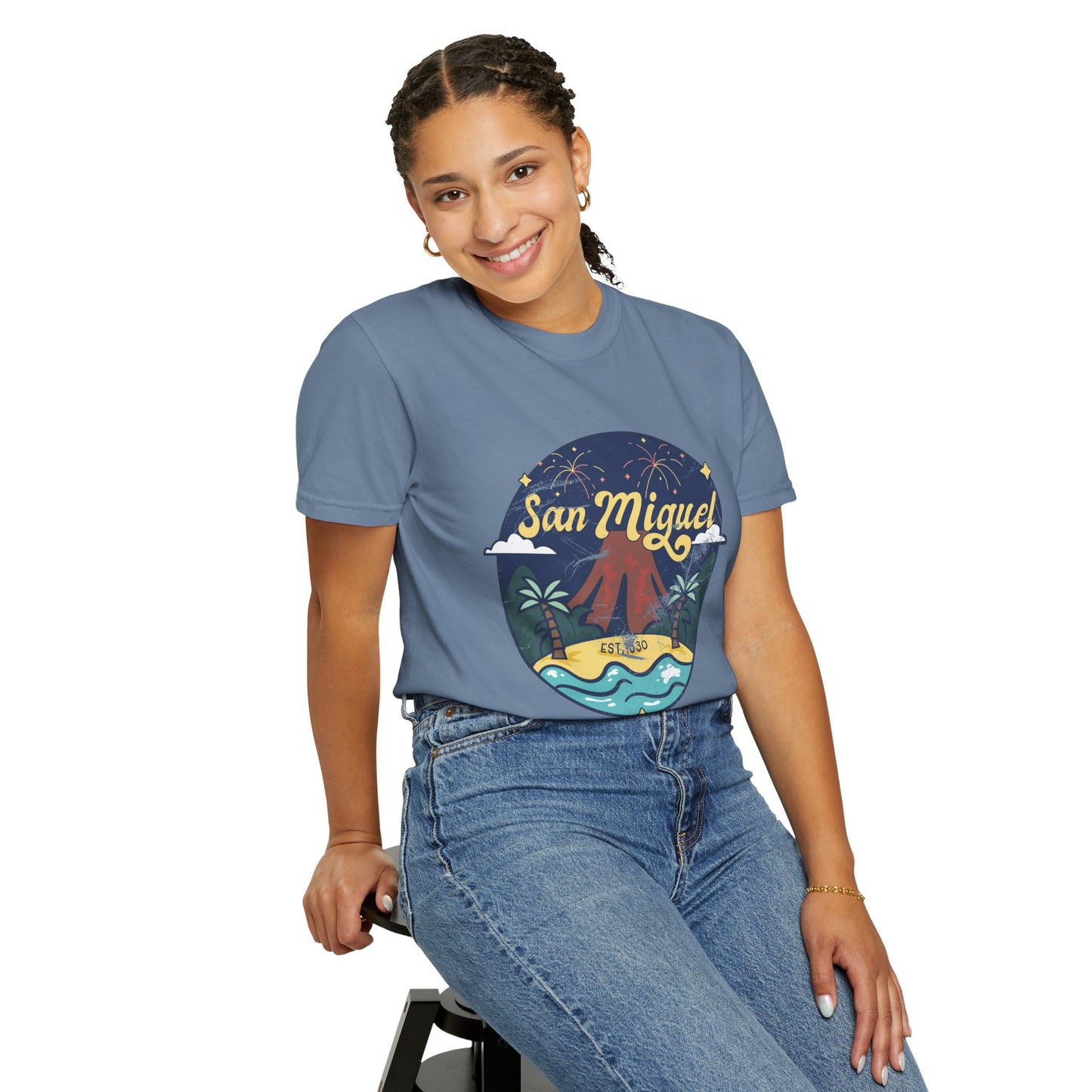 San Miguel - El Salvador Unisex Garment-Dyed T-shirt
