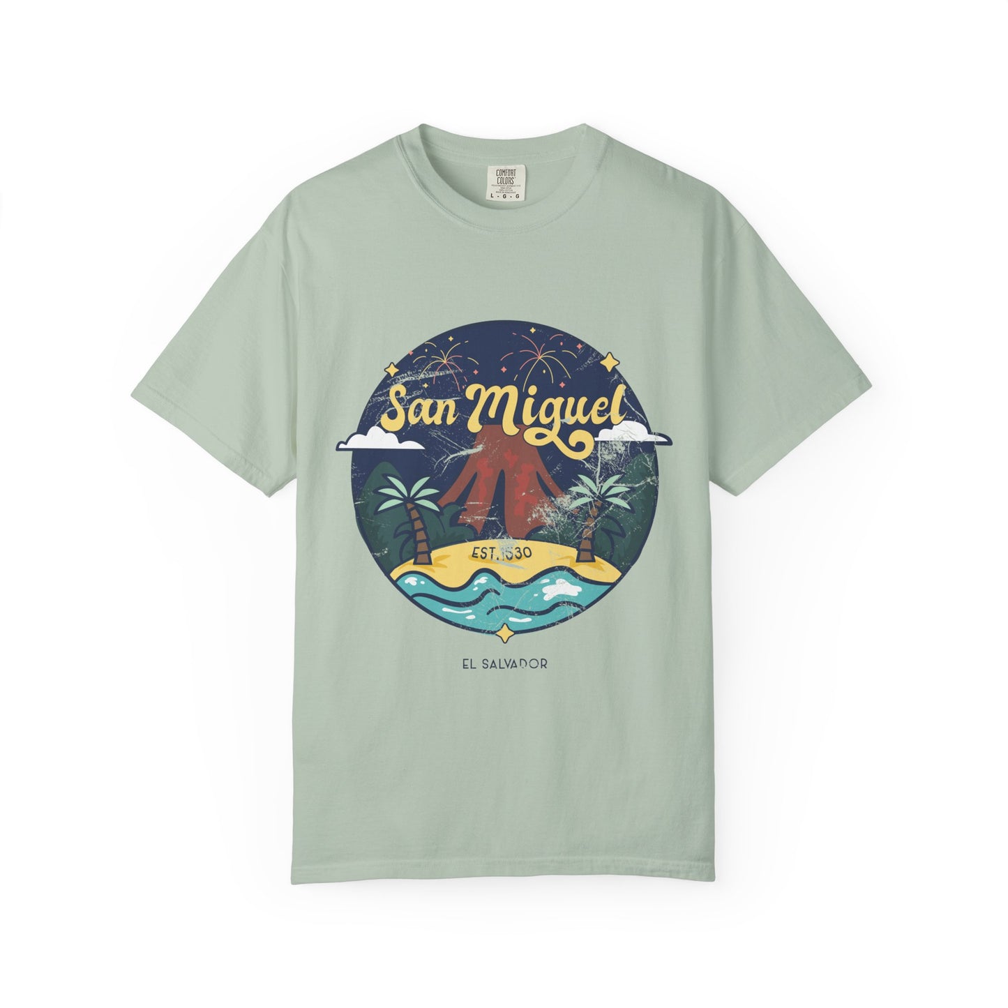 San Miguel - El Salvador Unisex Garment-Dyed T-shirt