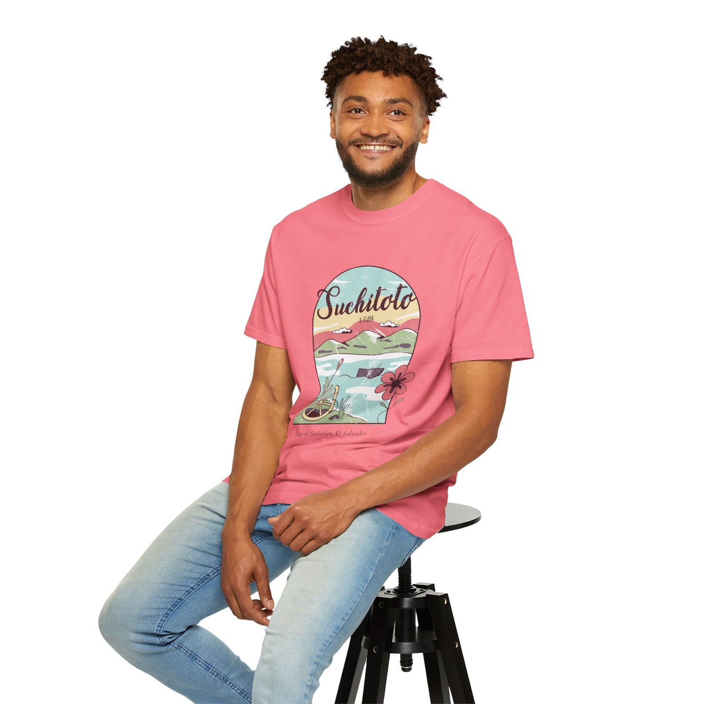Suchitoto - El Salvador Unisex Garment-Dyed T-shirt