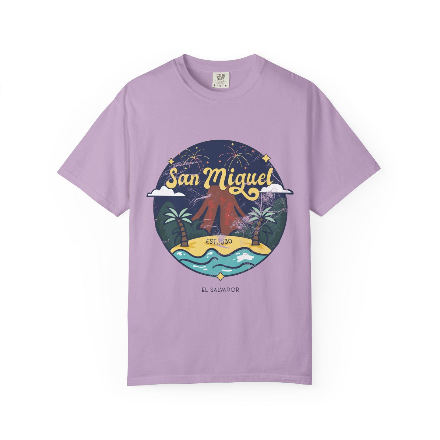 San Miguel - El Salvador Unisex Garment-Dyed T-shirt