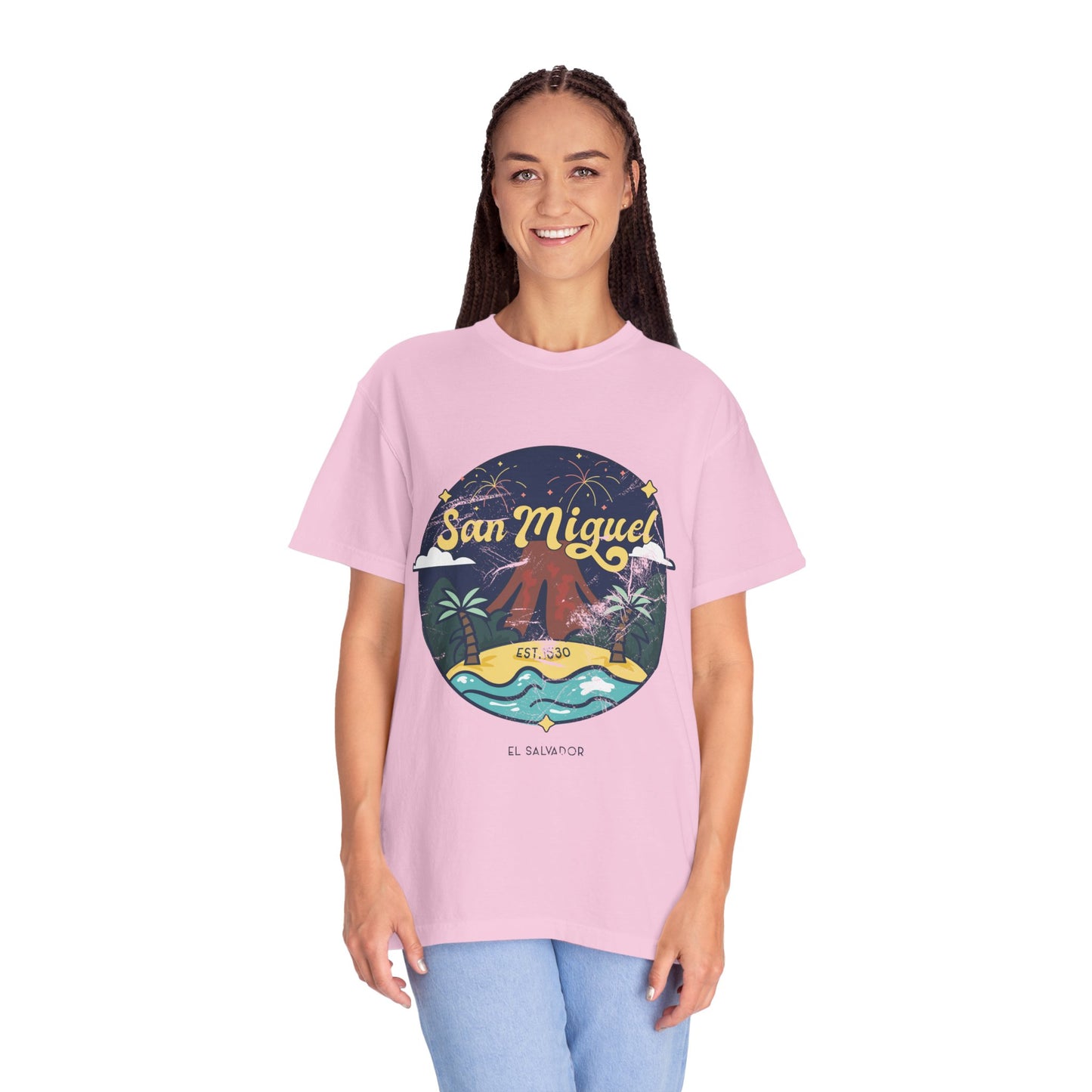San Miguel - El Salvador Unisex Garment-Dyed T-shirt