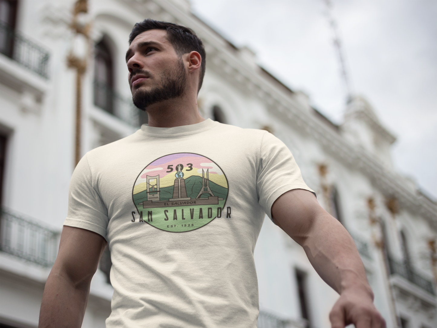 San Salvador 503 - El Salvador Unisex Garment-Dyed T-shirt