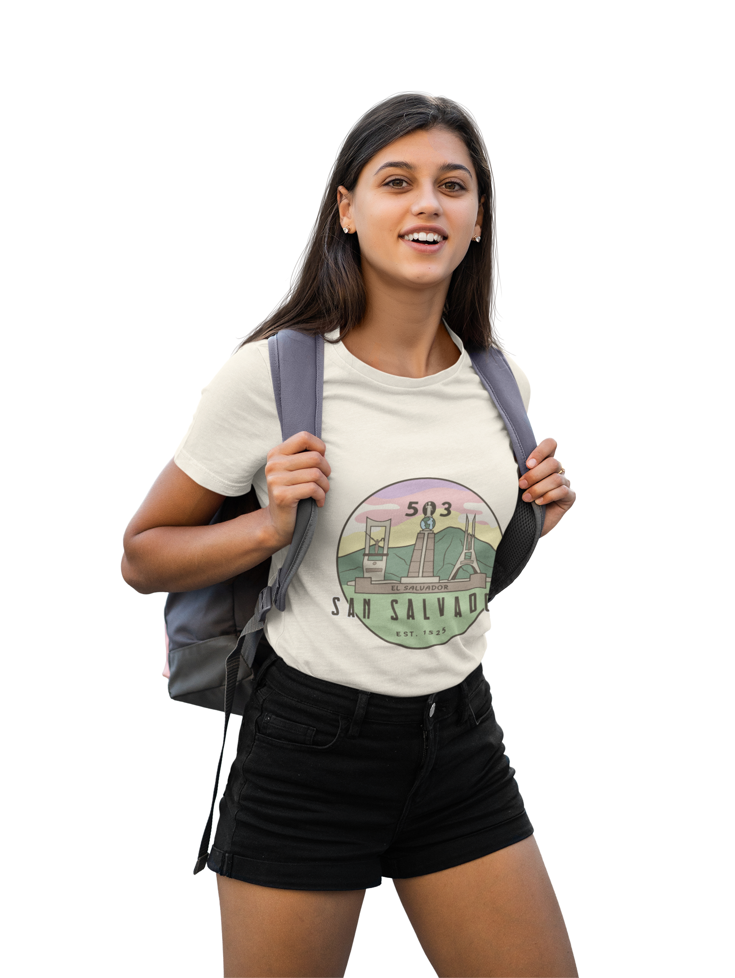 San Salvador 503 - El Salvador Unisex Garment-Dyed T-shirt