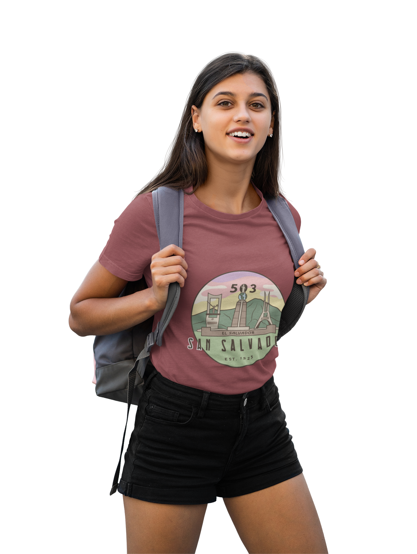San Salvador 503 - El Salvador Unisex Garment-Dyed T-shirt