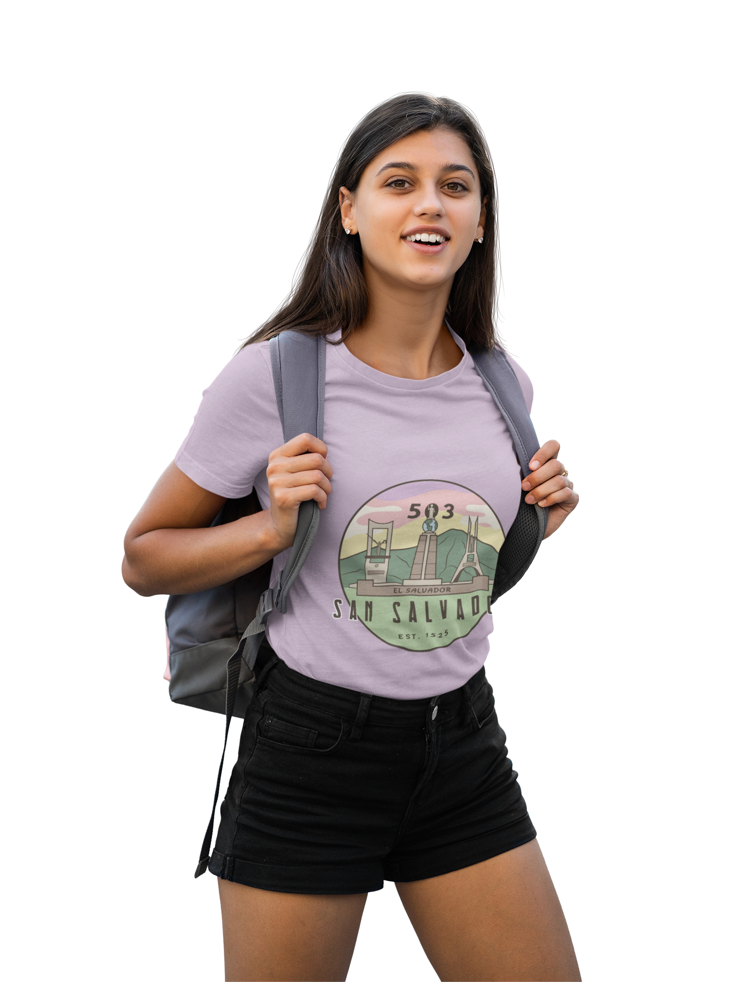 San Salvador 503 - El Salvador Unisex Garment-Dyed T-shirt