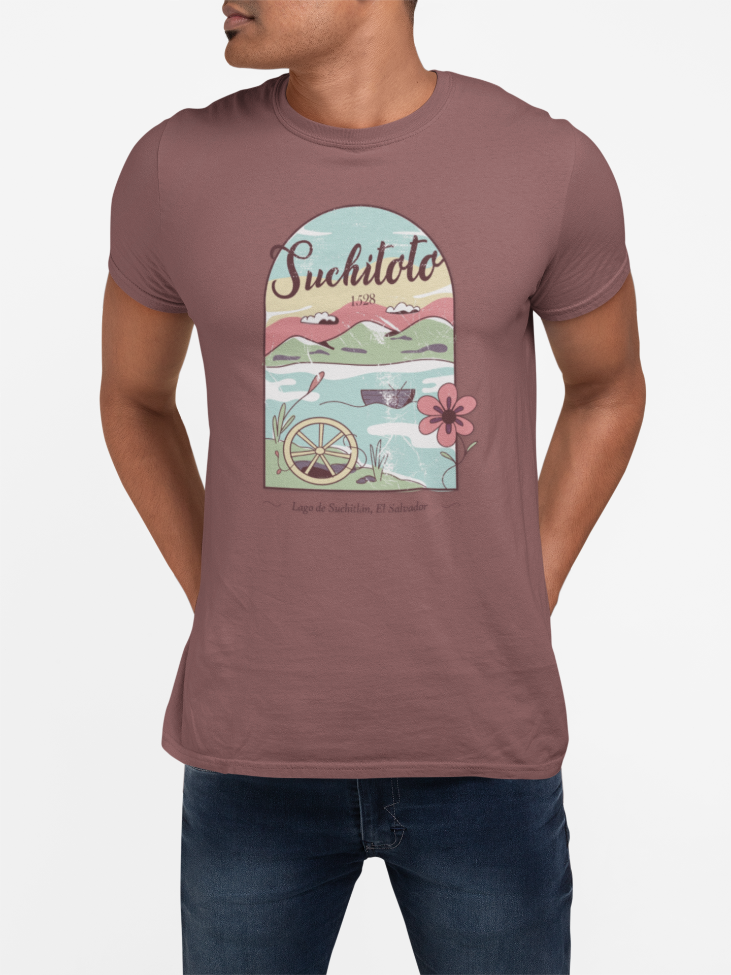 Suchitoto - El Salvador Unisex Garment-Dyed T-shirt