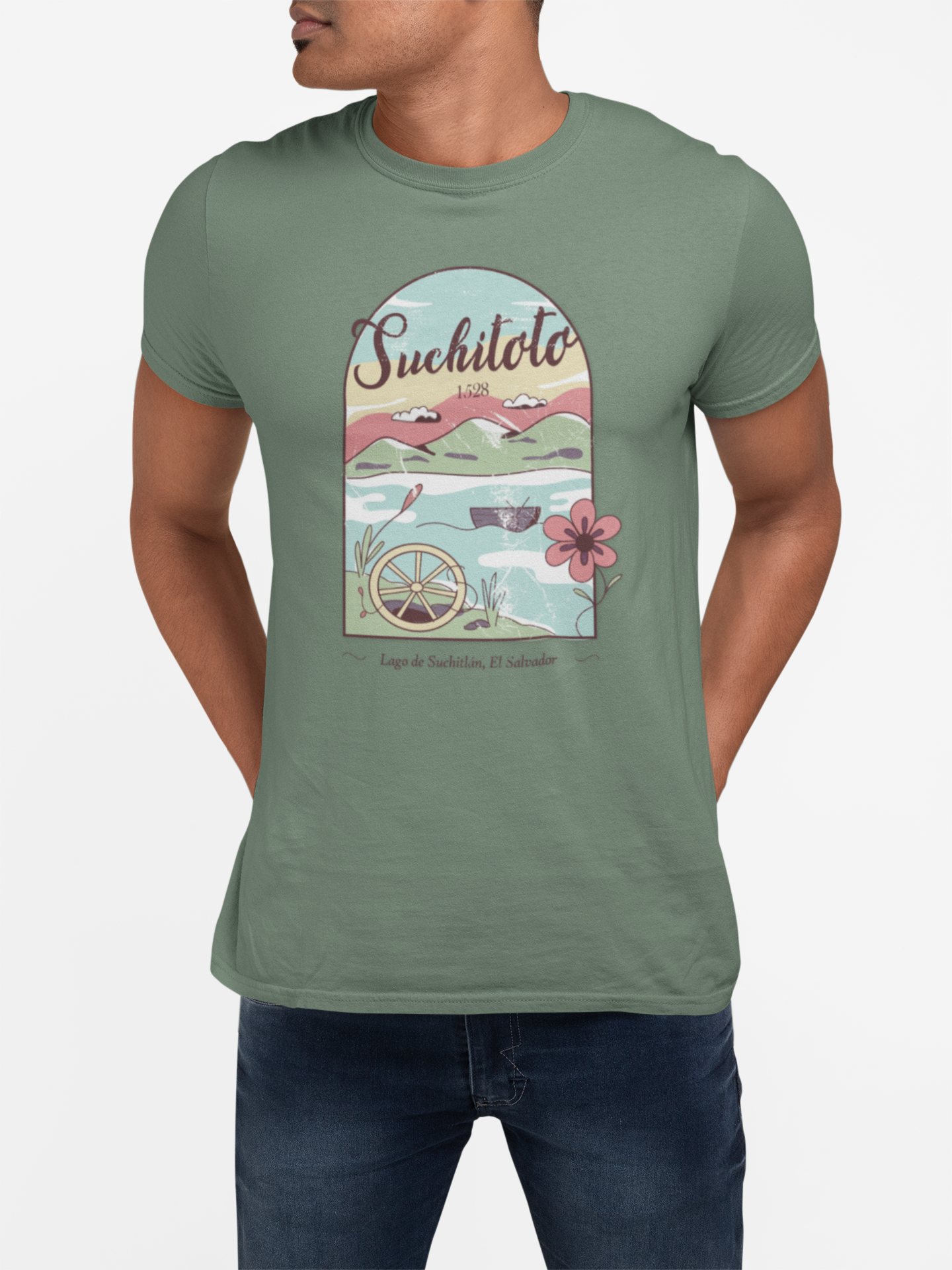Suchitoto - El Salvador Unisex Garment-Dyed T-shirt