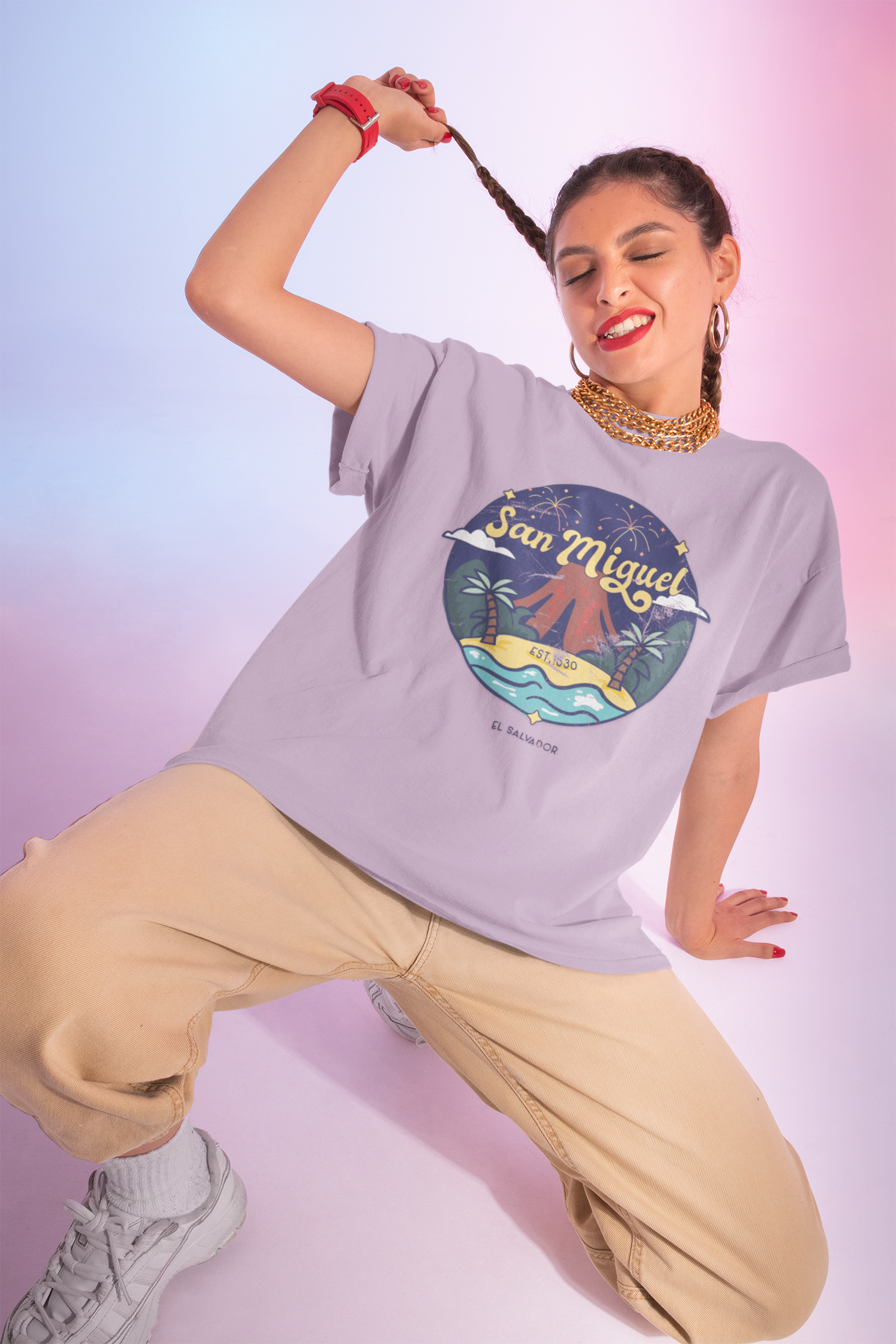 San Miguel - El Salvador Unisex Garment-Dyed T-shirt