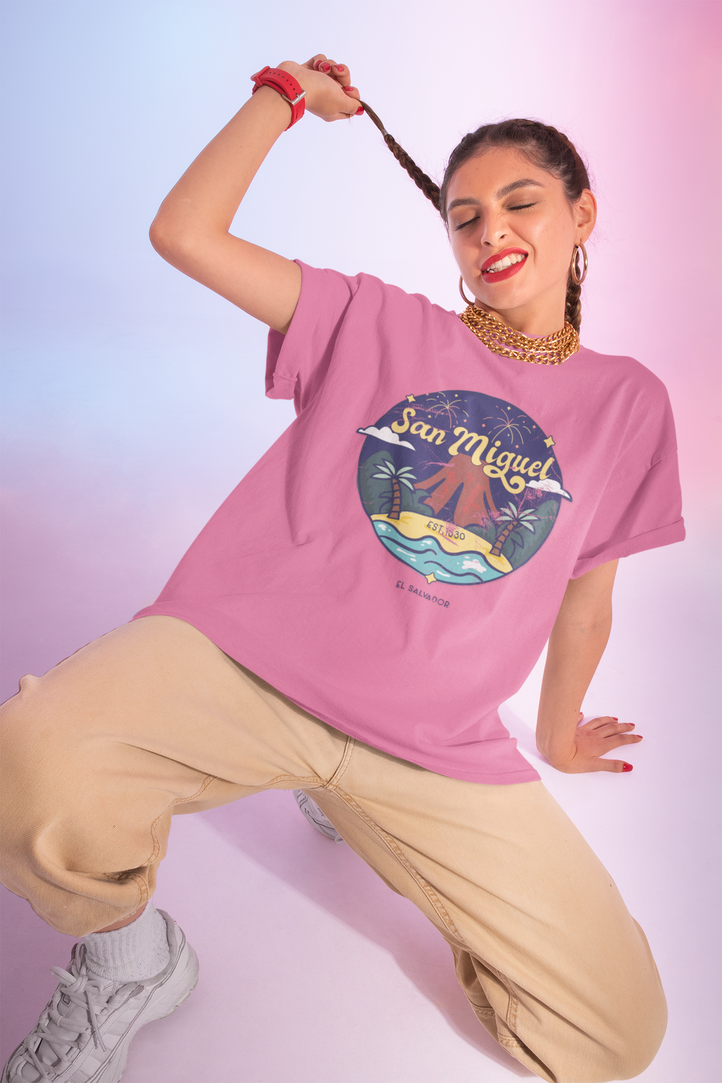 San Miguel - El Salvador Unisex Garment-Dyed T-shirt