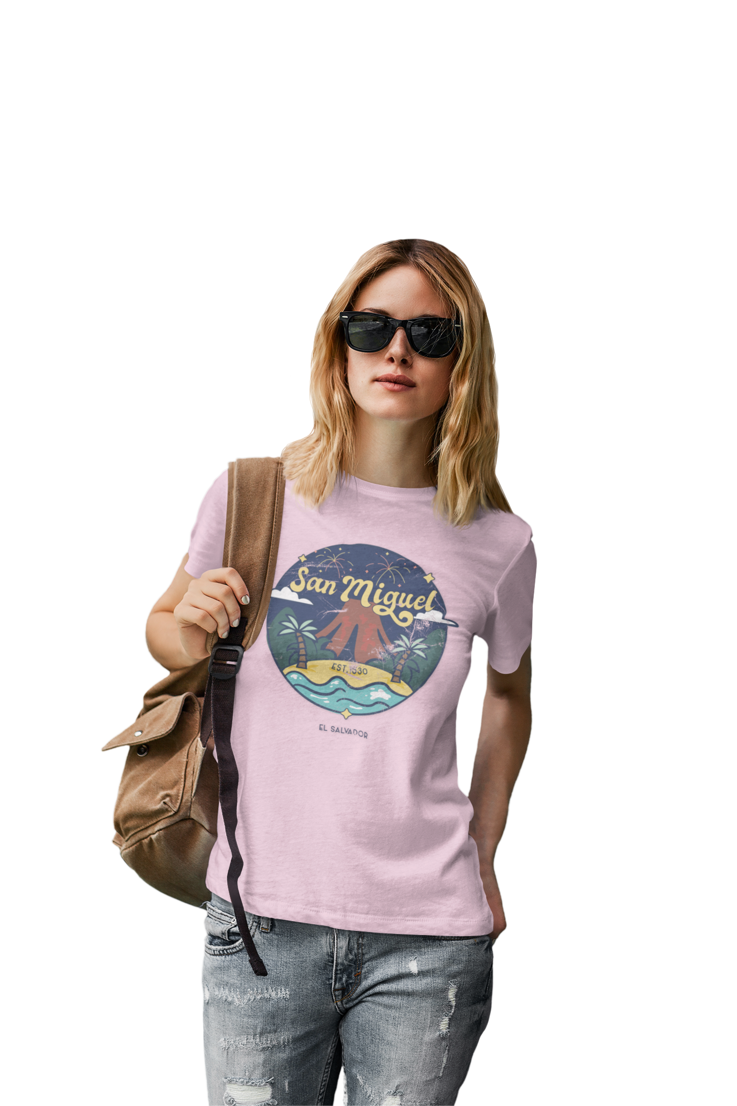 San Miguel - El Salvador Unisex Garment-Dyed T-shirt