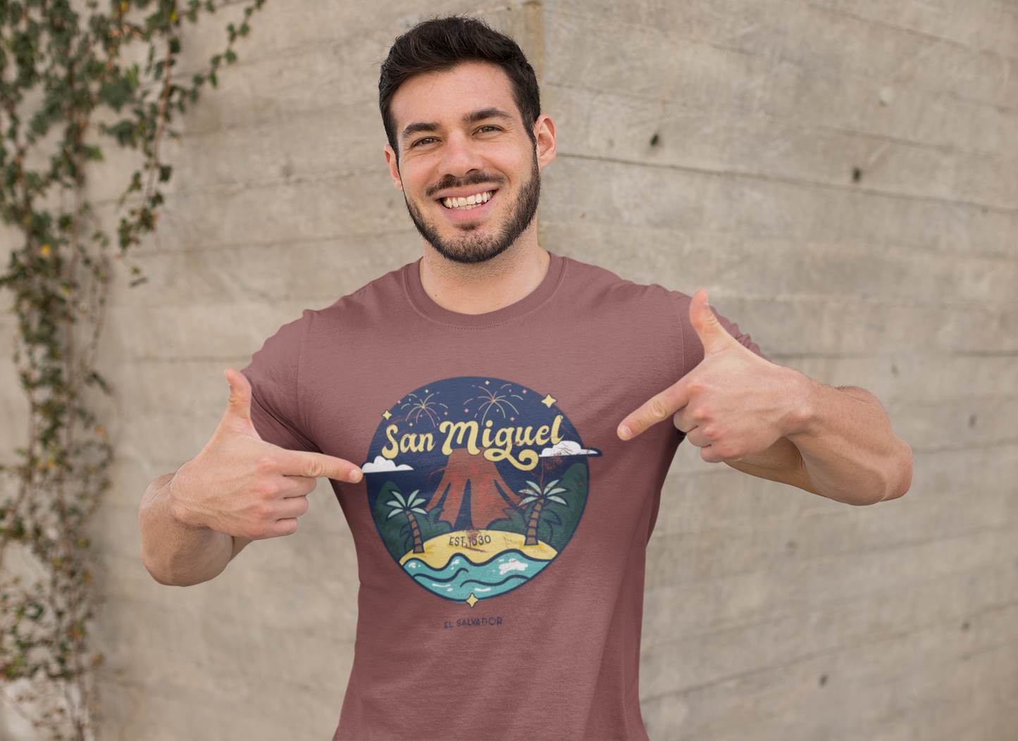 San Miguel - El Salvador Unisex Garment-Dyed T-shirt
