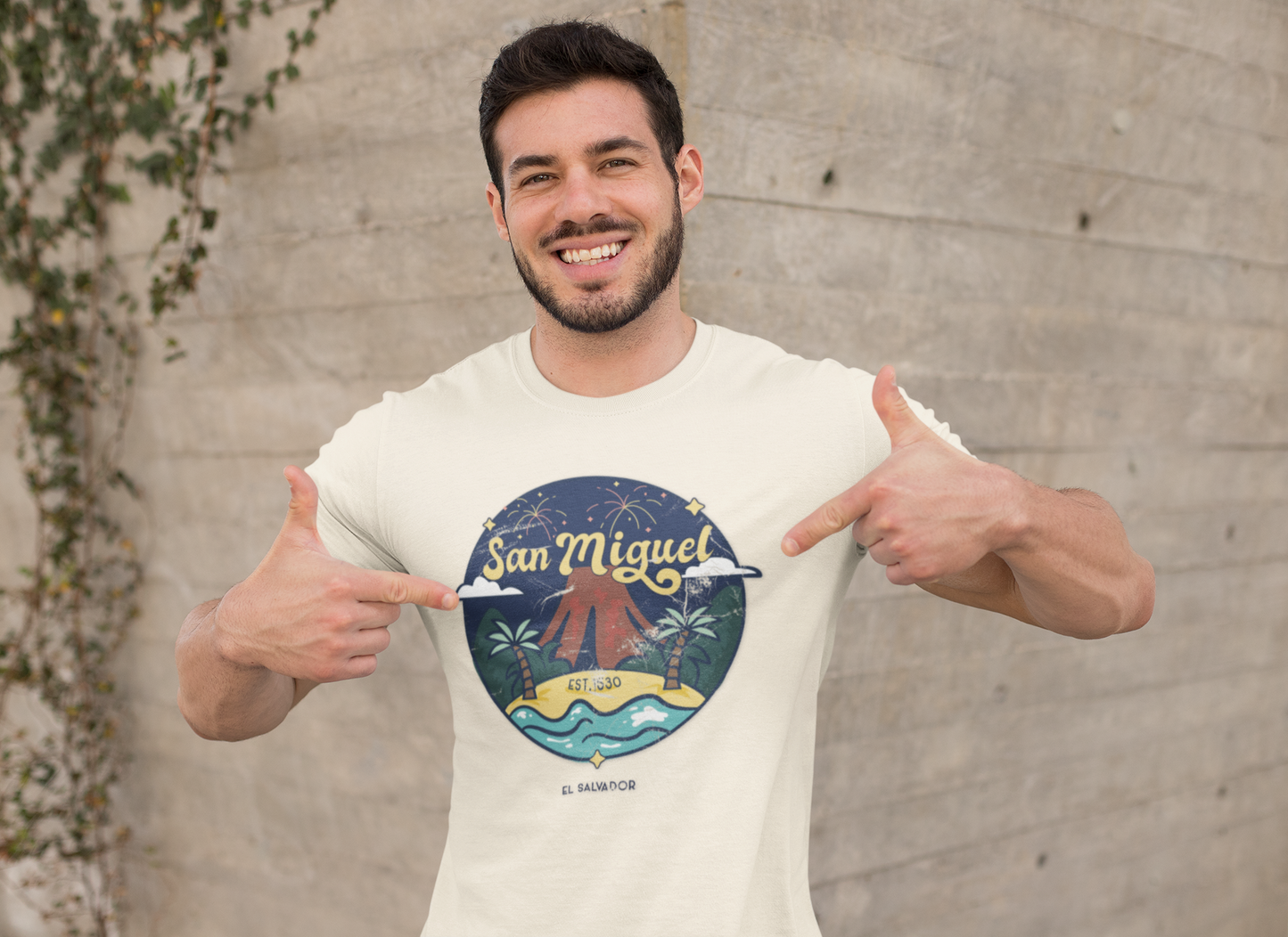 San Miguel - El Salvador Unisex Garment-Dyed T-shirt