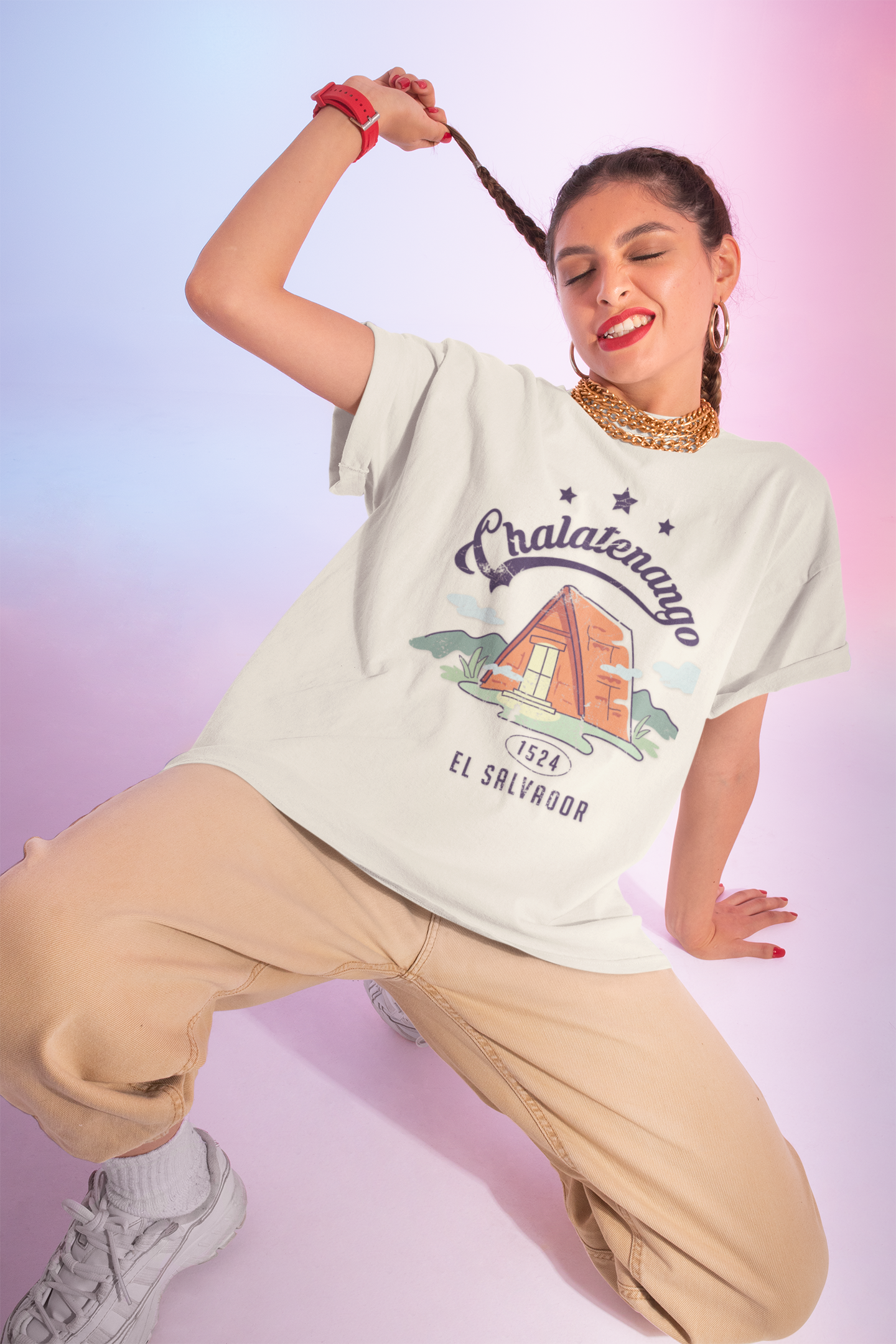 Chalate - El Salvador Unisex Garment-Dyed T-shirt