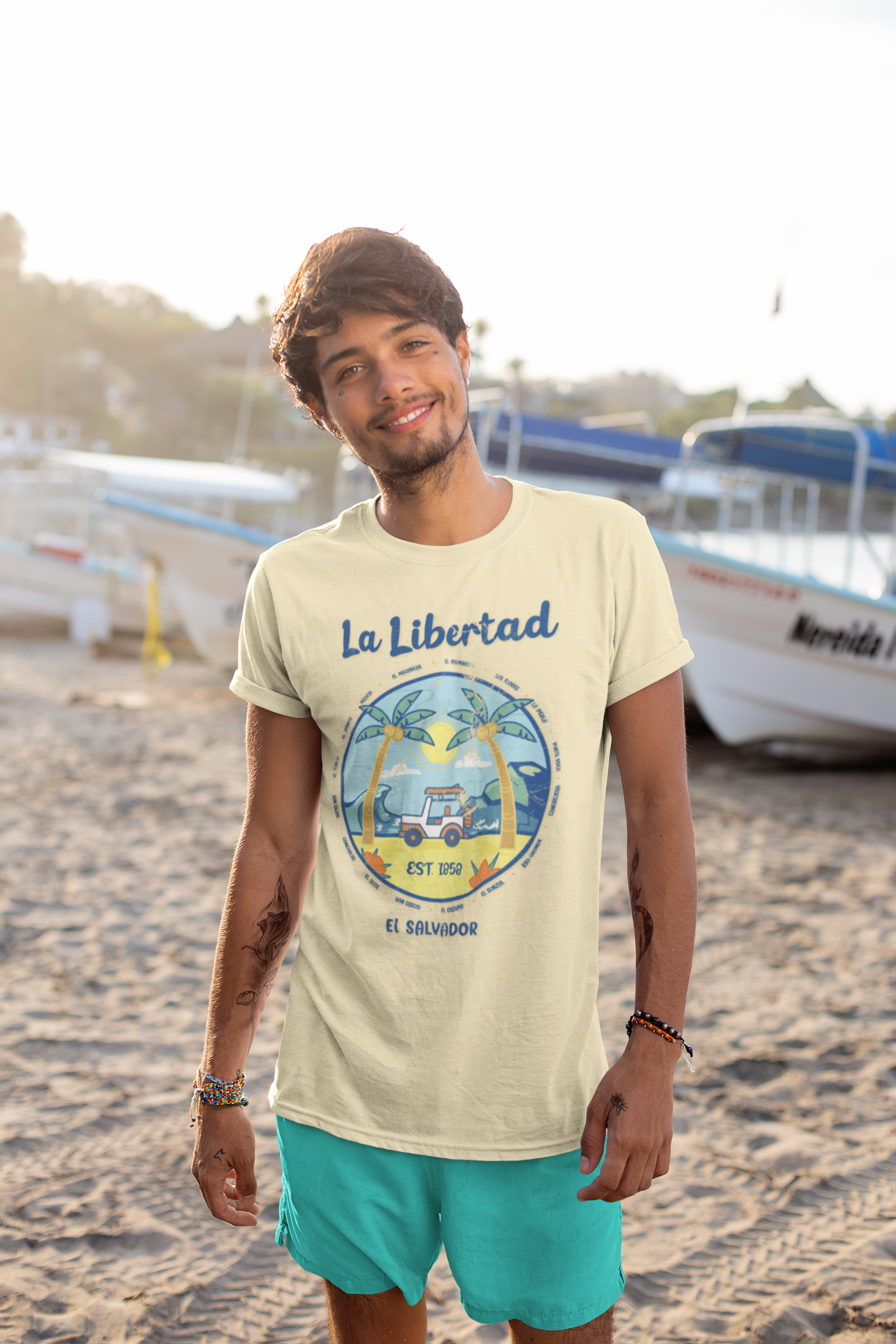 La Libertad - El Salvador Unisex Garment-Dyed T-shirt