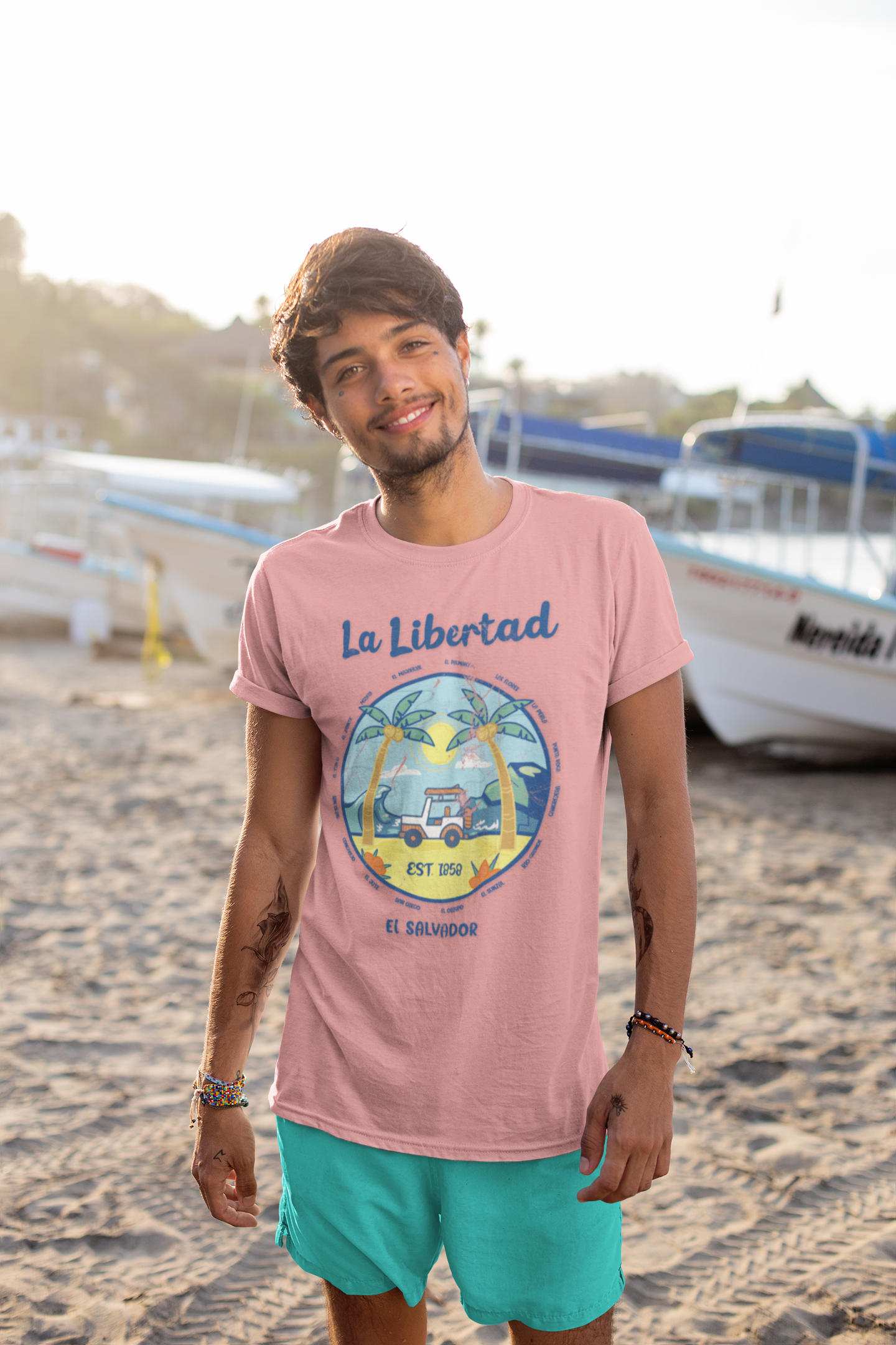 La Libertad - El Salvador Unisex Garment-Dyed T-shirt