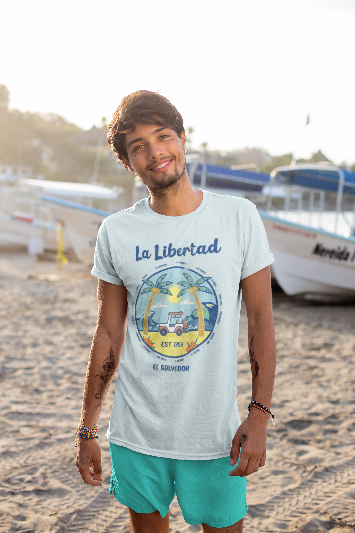 La Libertad - El Salvador Unisex Garment-Dyed T-shirt