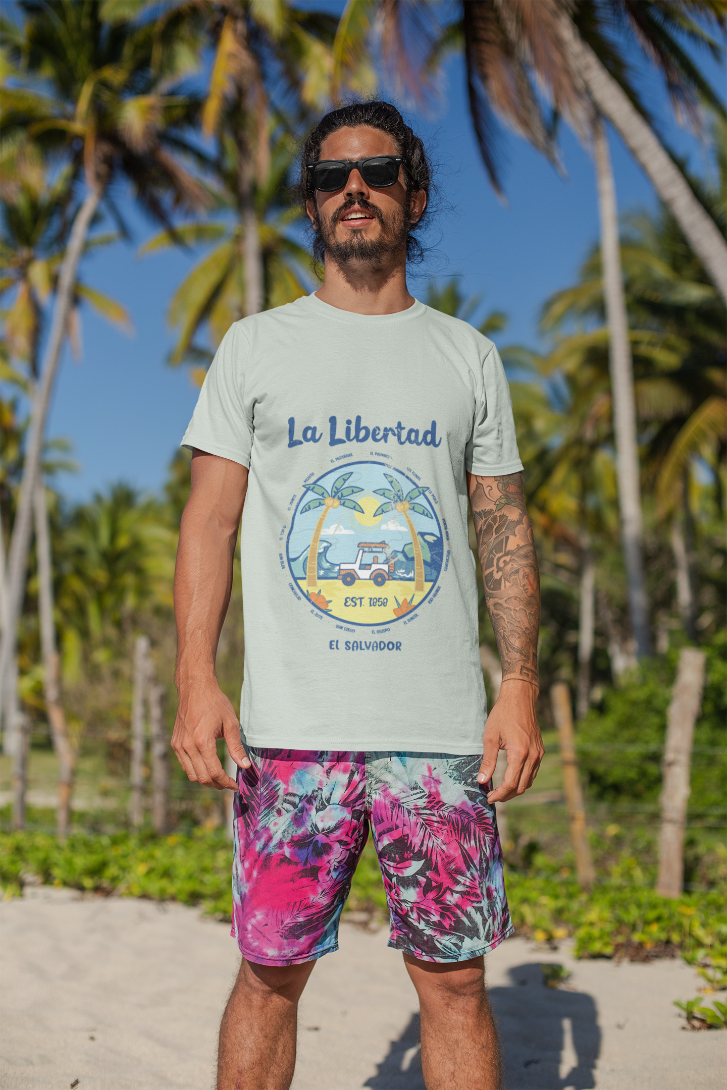 La Libertad - El Salvador Unisex Garment-Dyed T-shirt