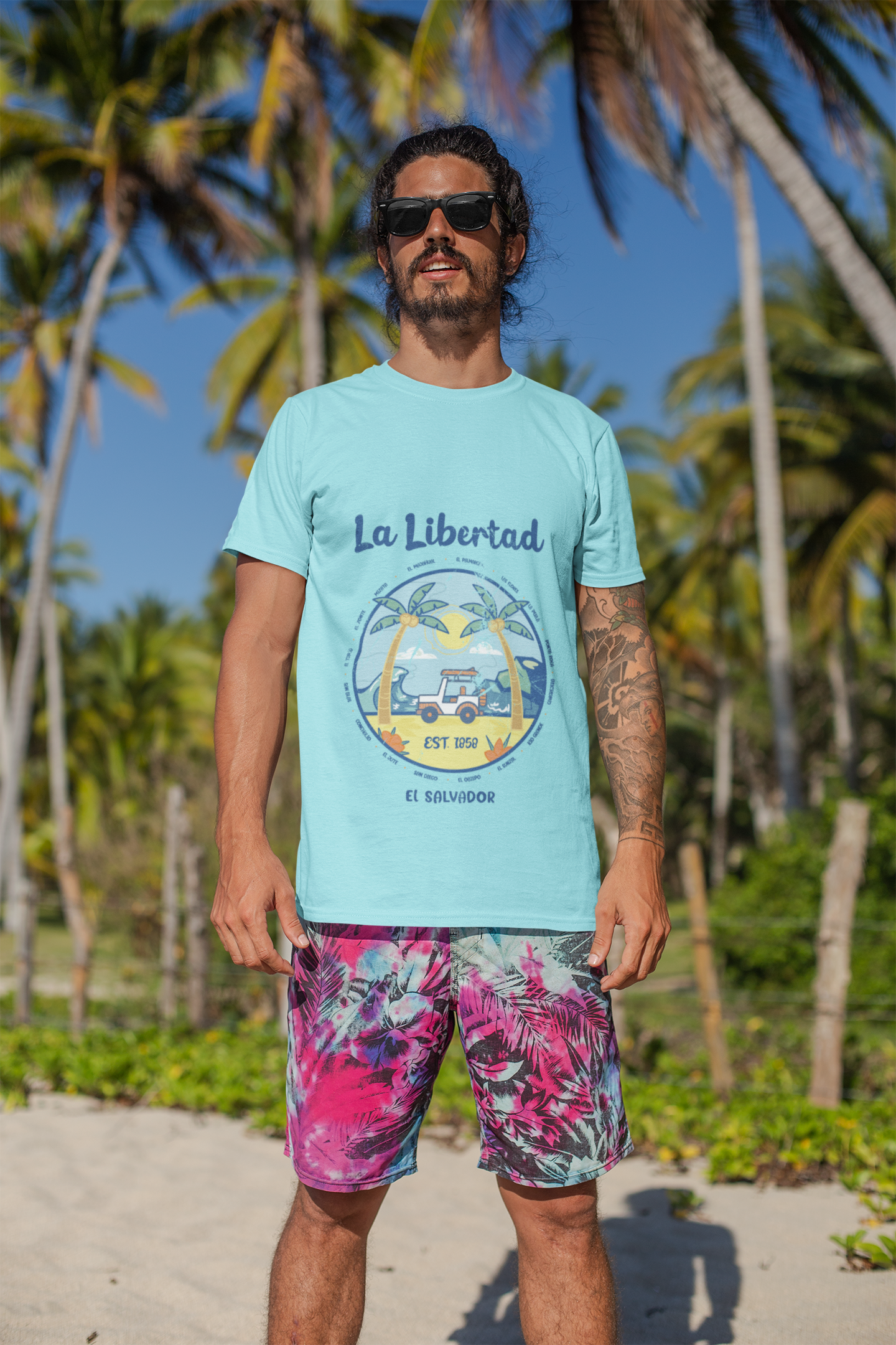 La Libertad - El Salvador Unisex Garment-Dyed T-shirt