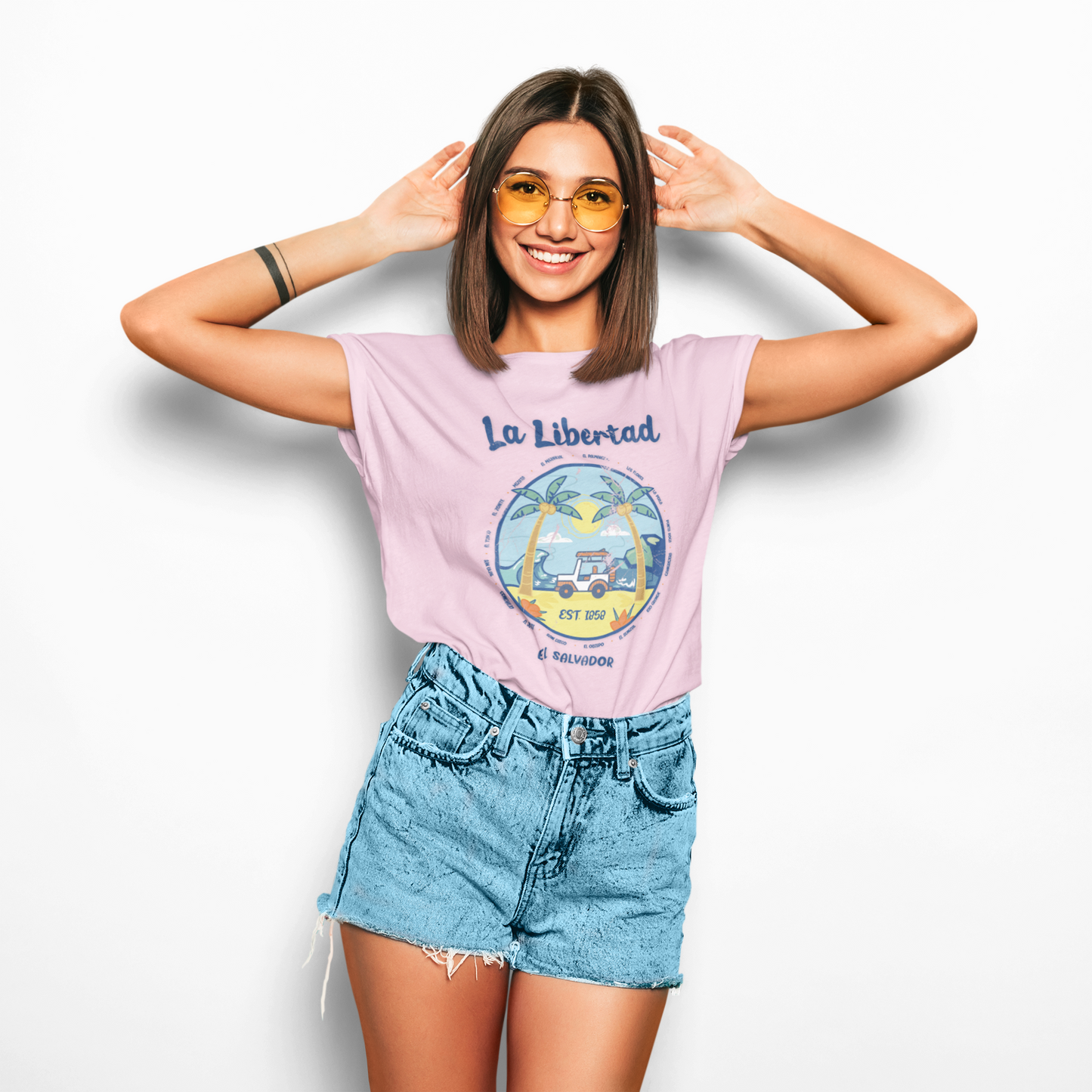 La Libertad - El Salvador Unisex Garment-Dyed T-shirt