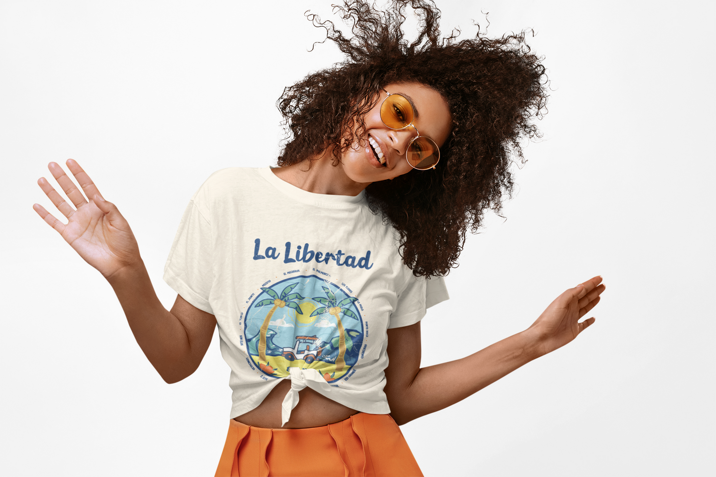 La Libertad - El Salvador Unisex Garment-Dyed T-shirt
