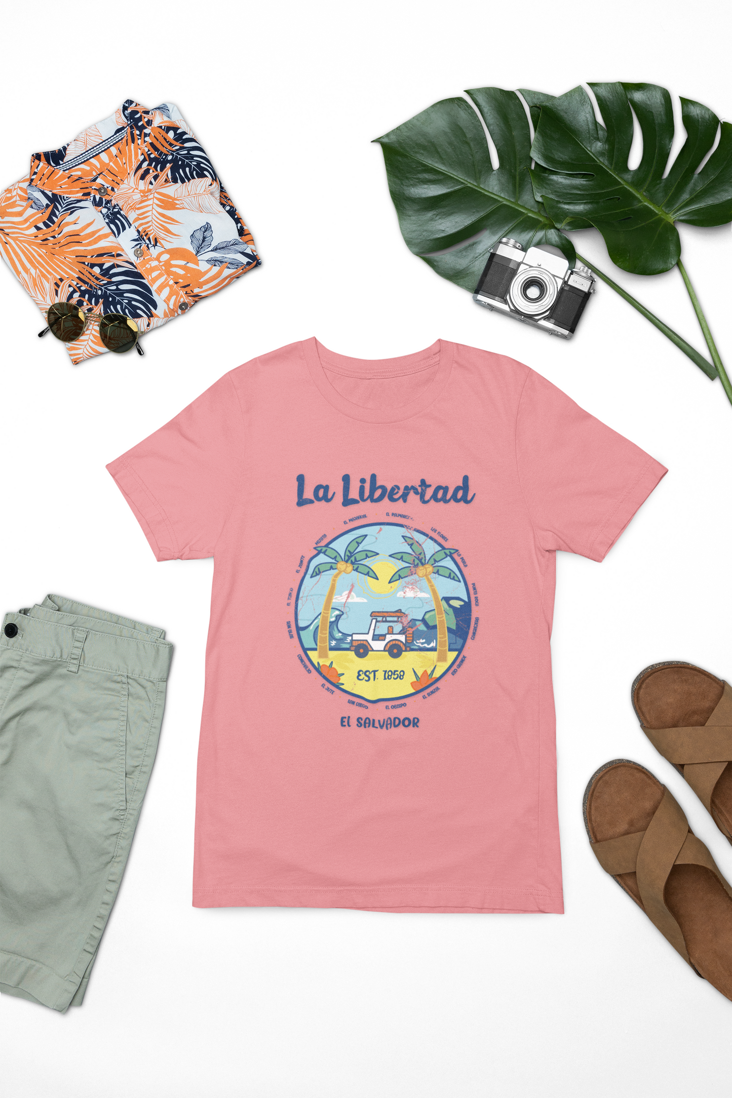 La Libertad - El Salvador Unisex Garment-Dyed T-shirt