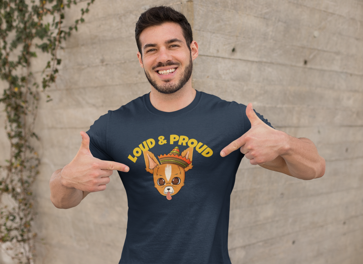 “Loud & Proud” Chihuahua - Unisex Garment-Dyed T-shirt