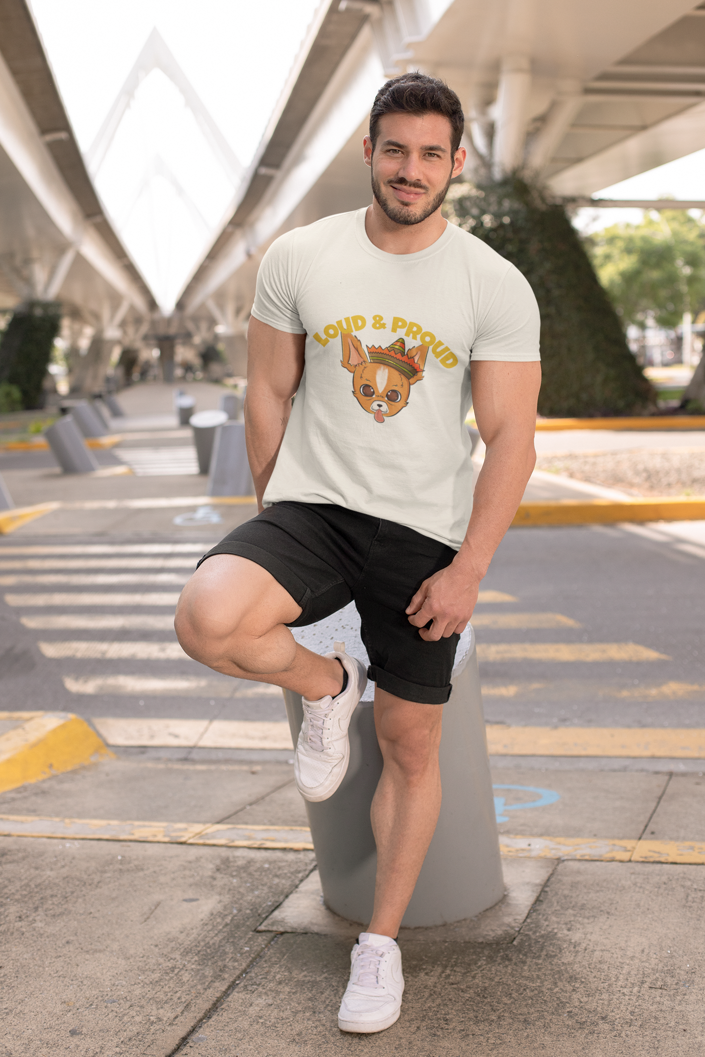 “Loud & Proud” Chihuahua - Unisex Garment-Dyed T-shirt