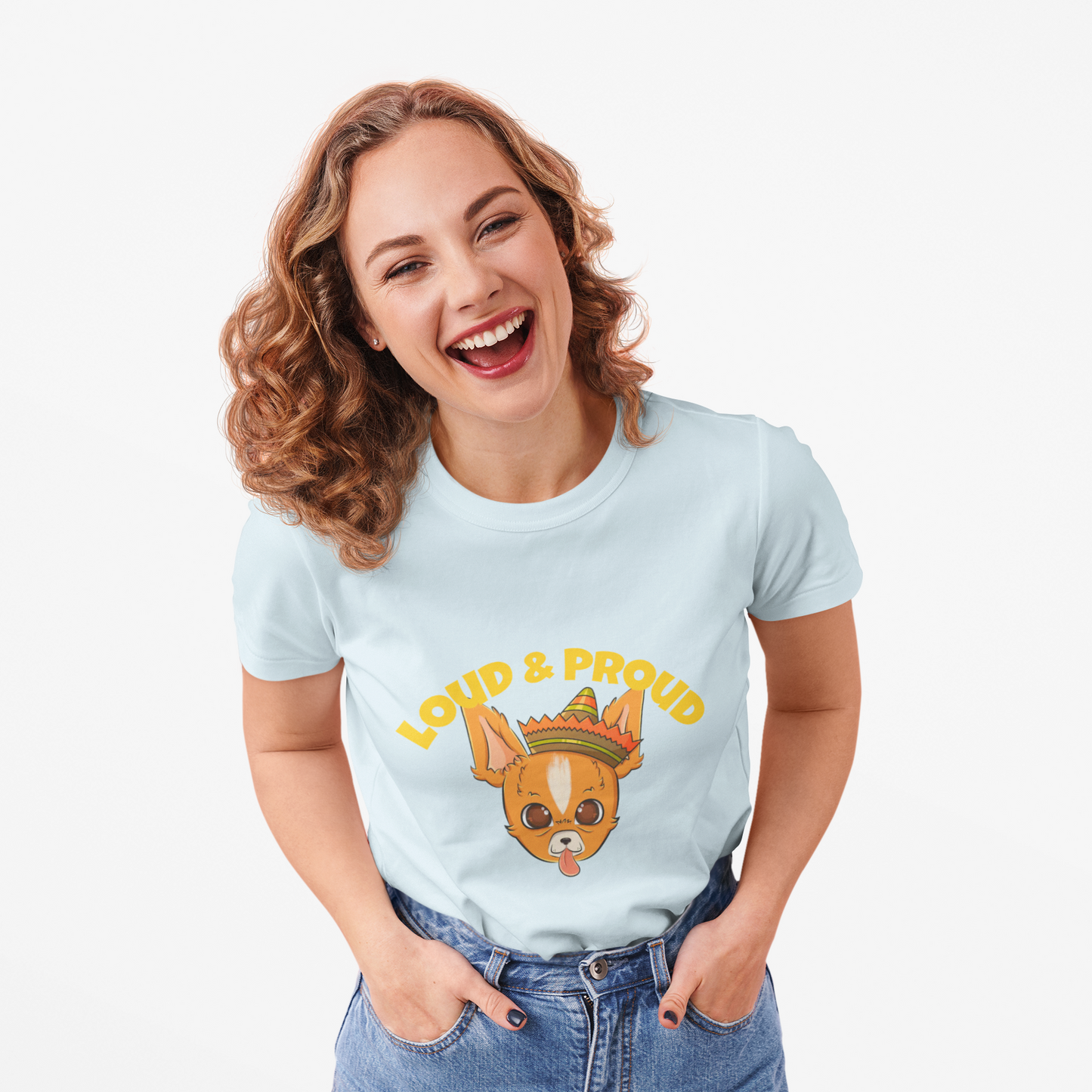 “Loud & Proud” Chihuahua - Unisex Garment-Dyed T-shirt