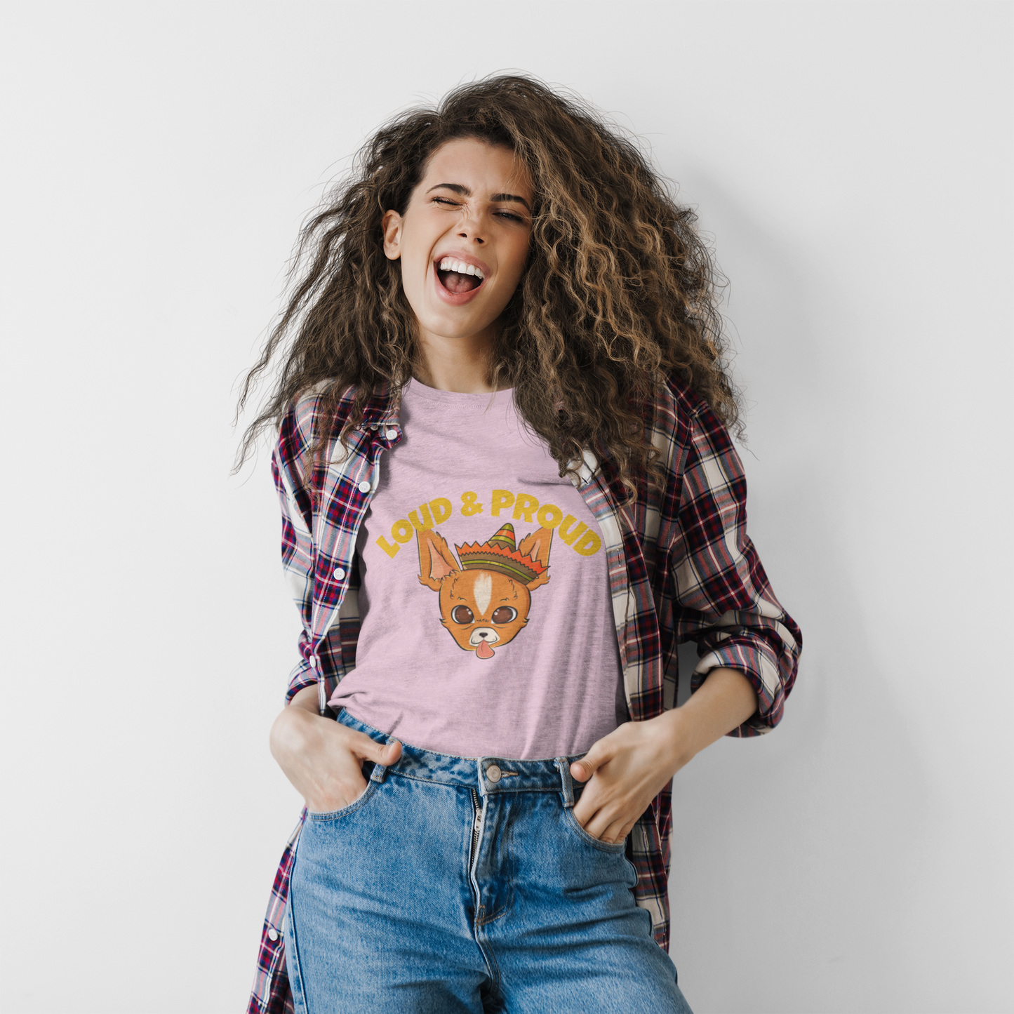 “Loud & Proud” Chihuahua - Unisex Garment-Dyed T-shirt