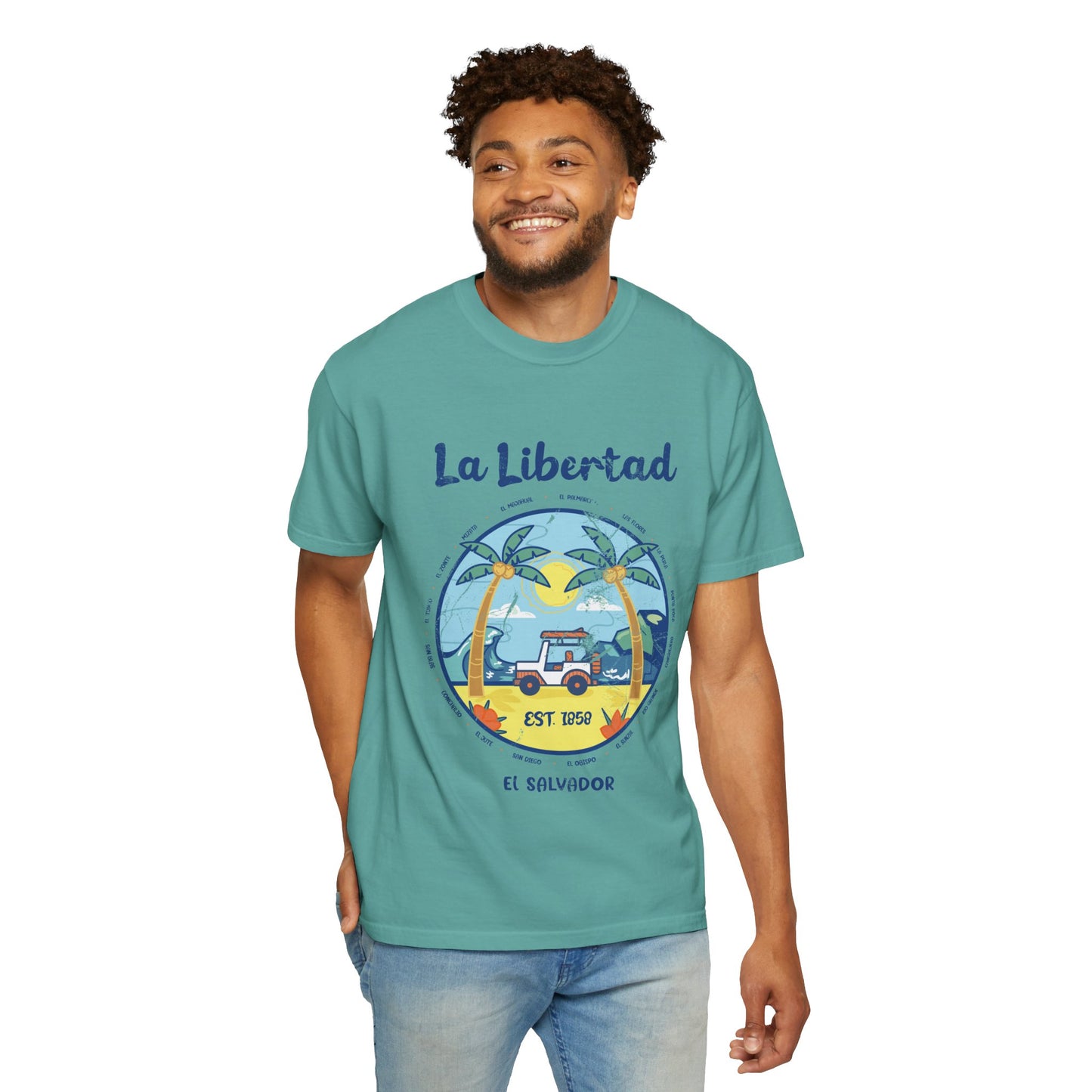 La Libertad - El Salvador Unisex Garment-Dyed T-shirt