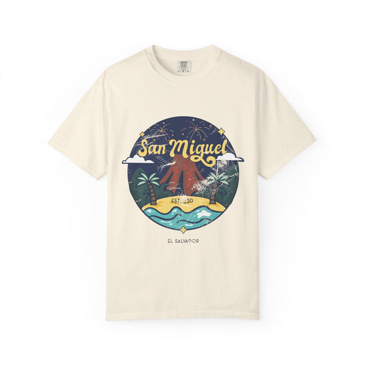 San Miguel - El Salvador Unisex Garment-Dyed T-shirt