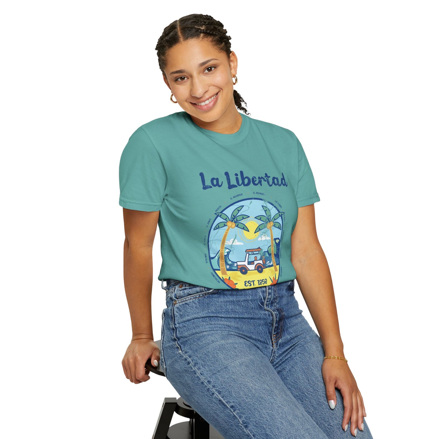 La Libertad - El Salvador Unisex Garment-Dyed T-shirt