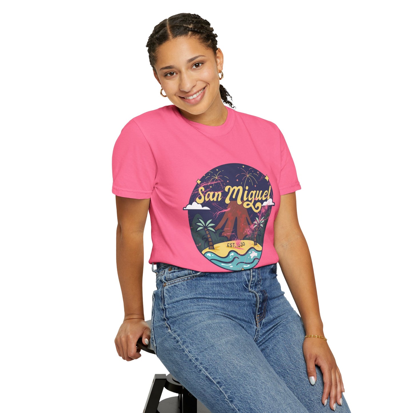 San Miguel - El Salvador Unisex Garment-Dyed T-shirt