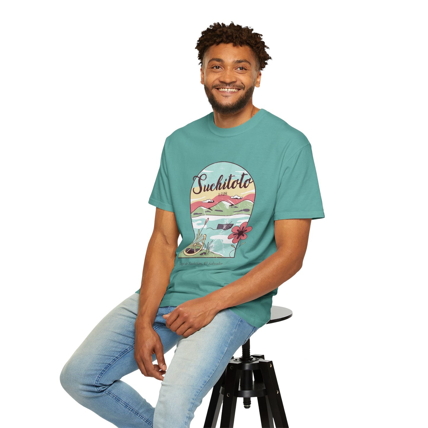 Suchitoto - El Salvador Unisex Garment-Dyed T-shirt