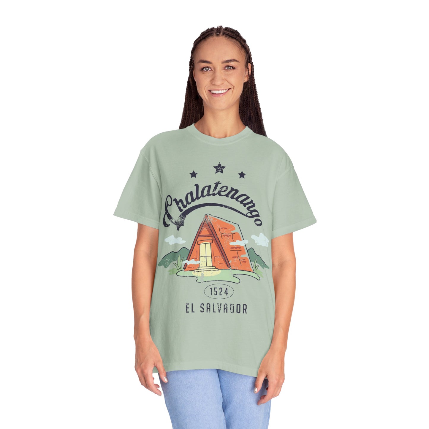 Chalate - El Salvador Unisex Garment-Dyed T-shirt
