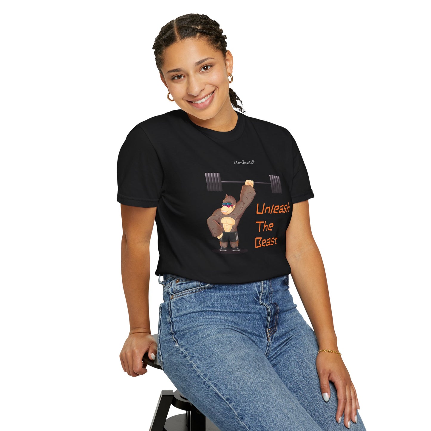 “Unleash the Beast” Monkeedo® - Unisex Garment-Dyed T-shirt