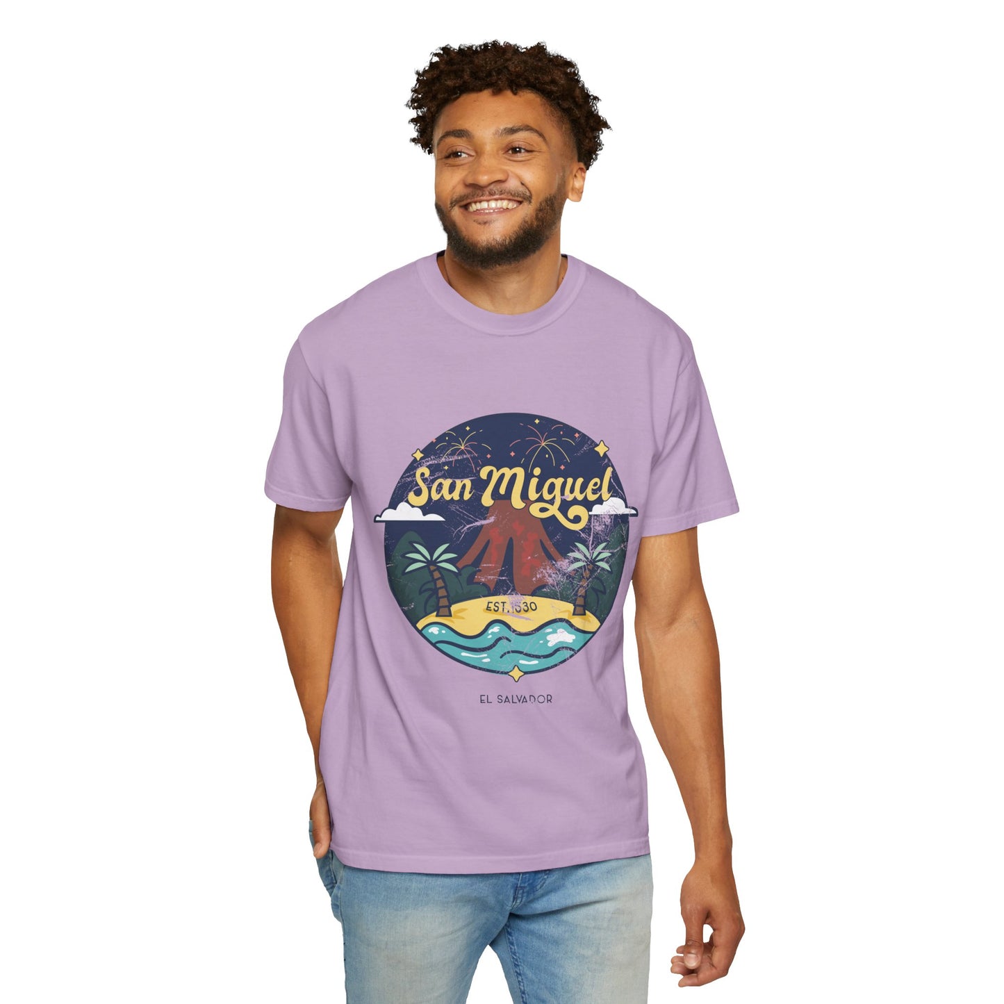 San Miguel - El Salvador Unisex Garment-Dyed T-shirt
