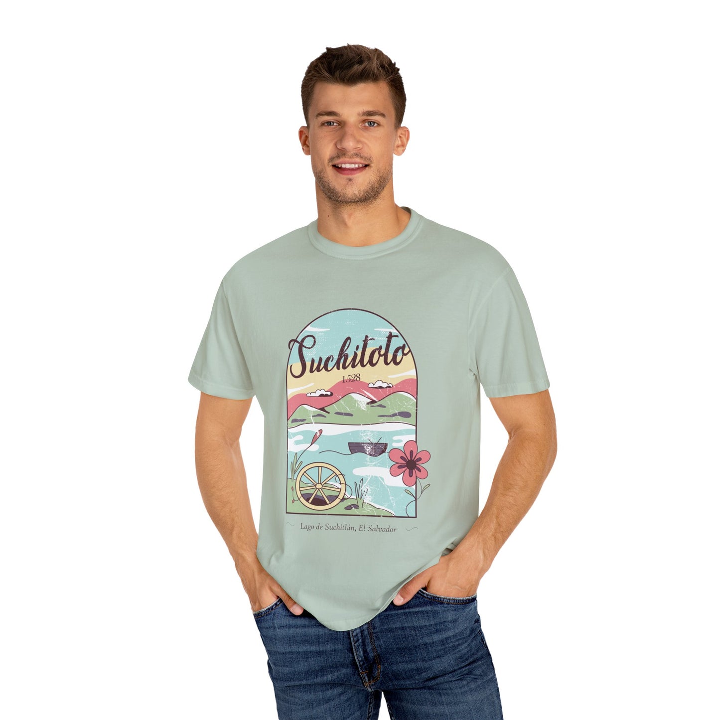 Suchitoto - El Salvador Unisex Garment-Dyed T-shirt
