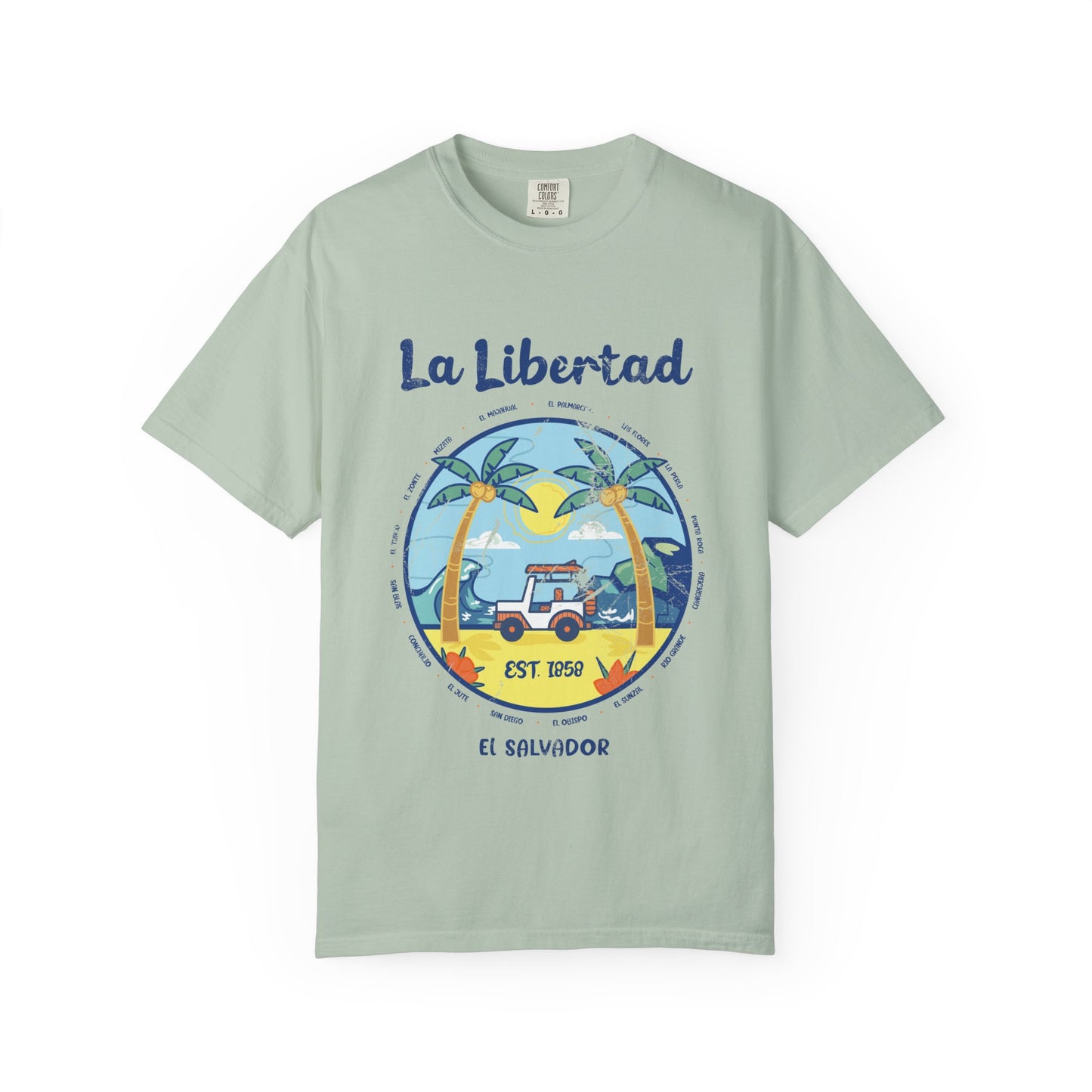 La Libertad - El Salvador Unisex Garment-Dyed T-shirt