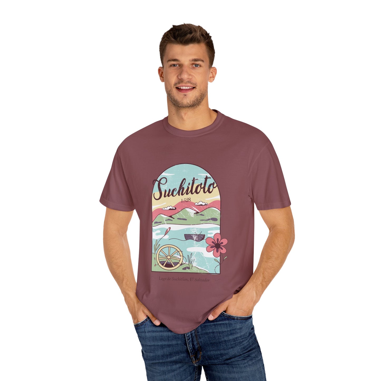 Suchitoto - El Salvador Unisex Garment-Dyed T-shirt