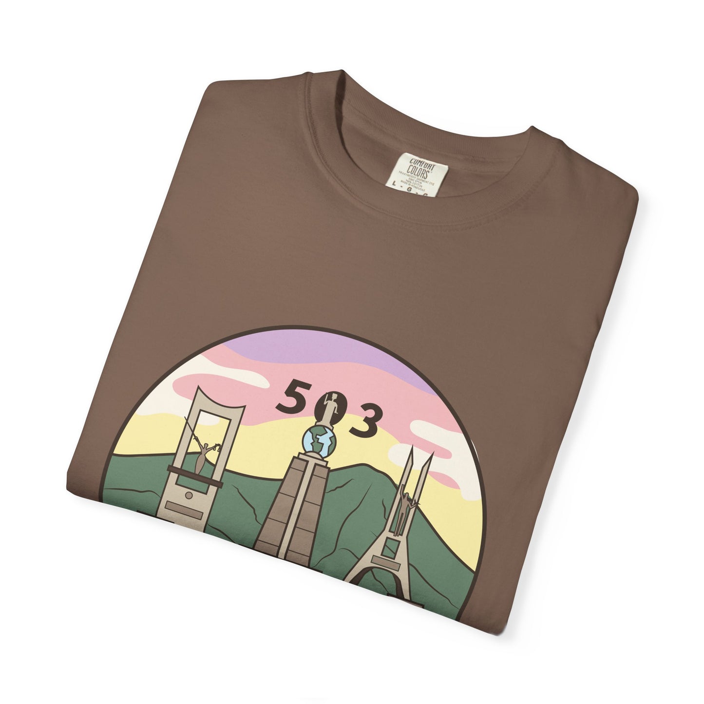 San Salvador 503 - El Salvador Unisex Garment-Dyed T-shirt