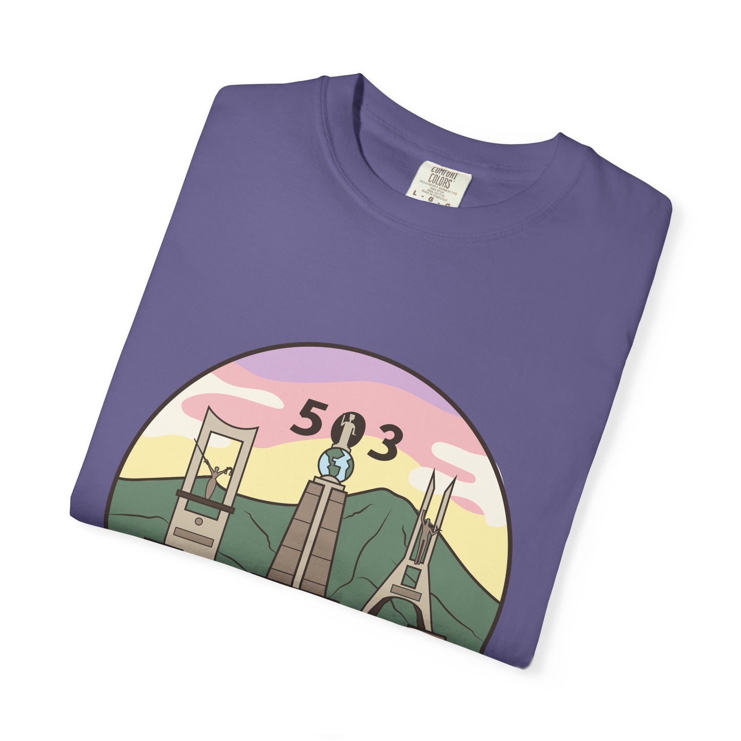 San Salvador 503 - El Salvador Unisex Garment-Dyed T-shirt